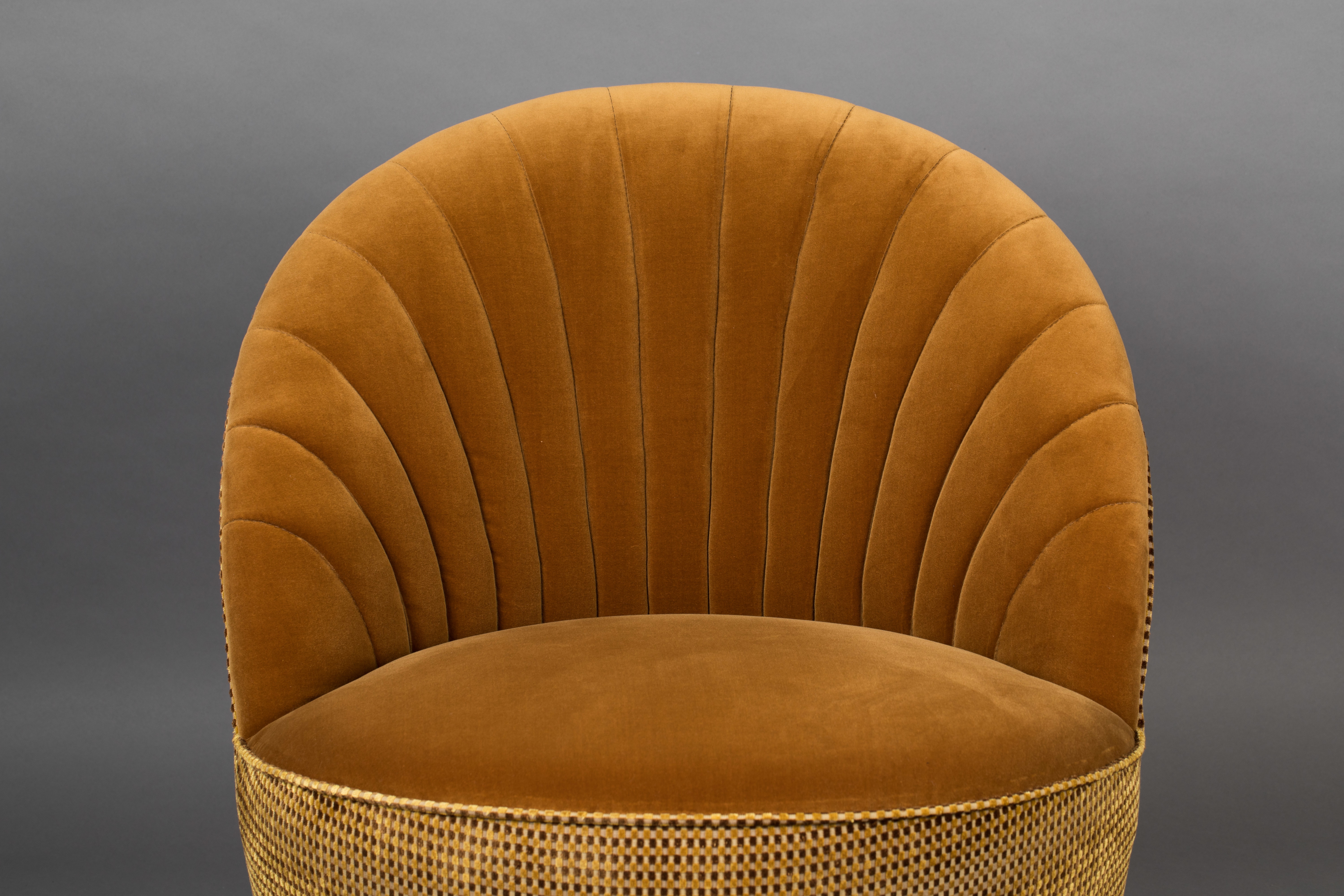 Dutchbone Fauteuil 'Madison', kleur Goud
