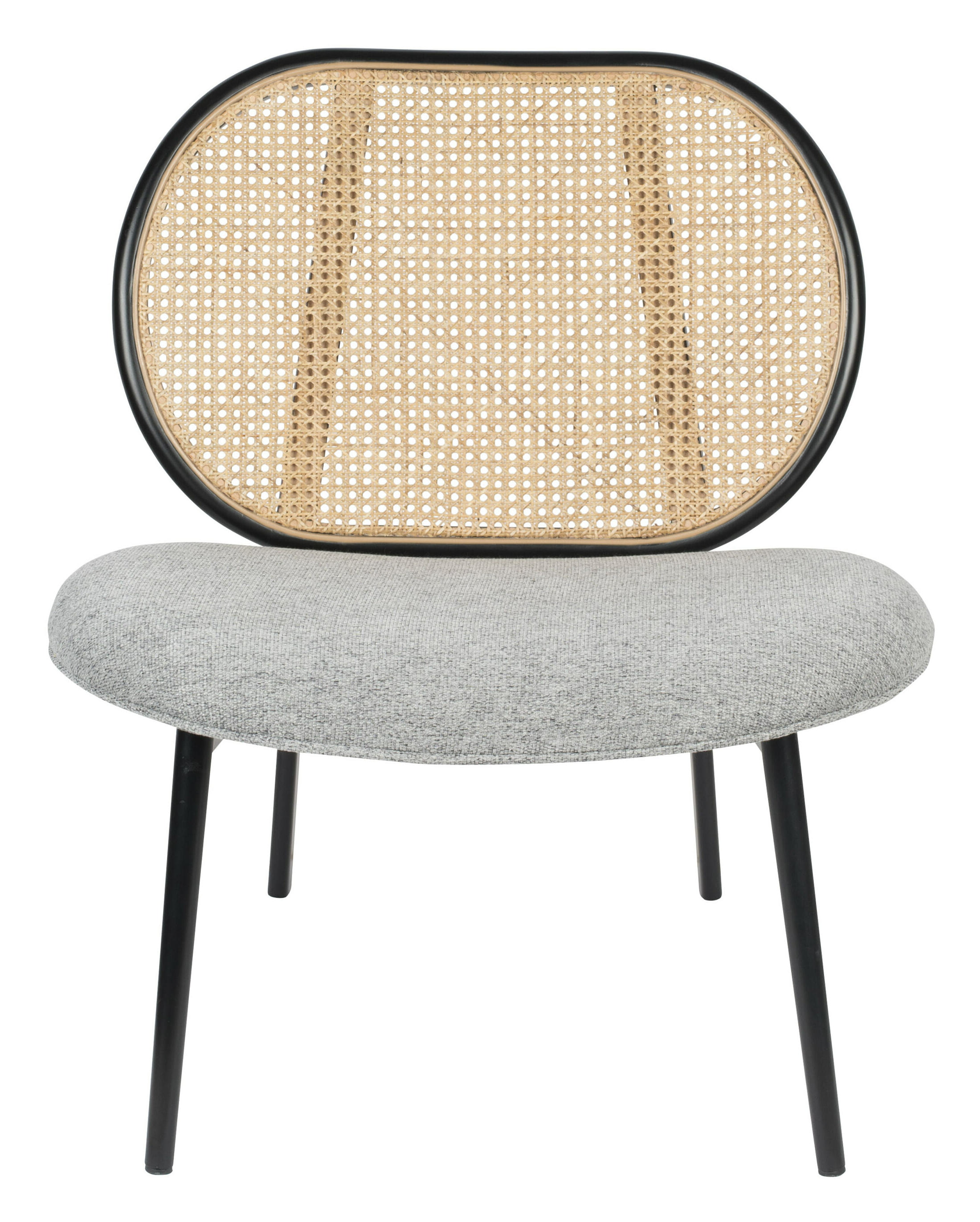Zuiver Fauteuil 'Spike' Rotan en stof