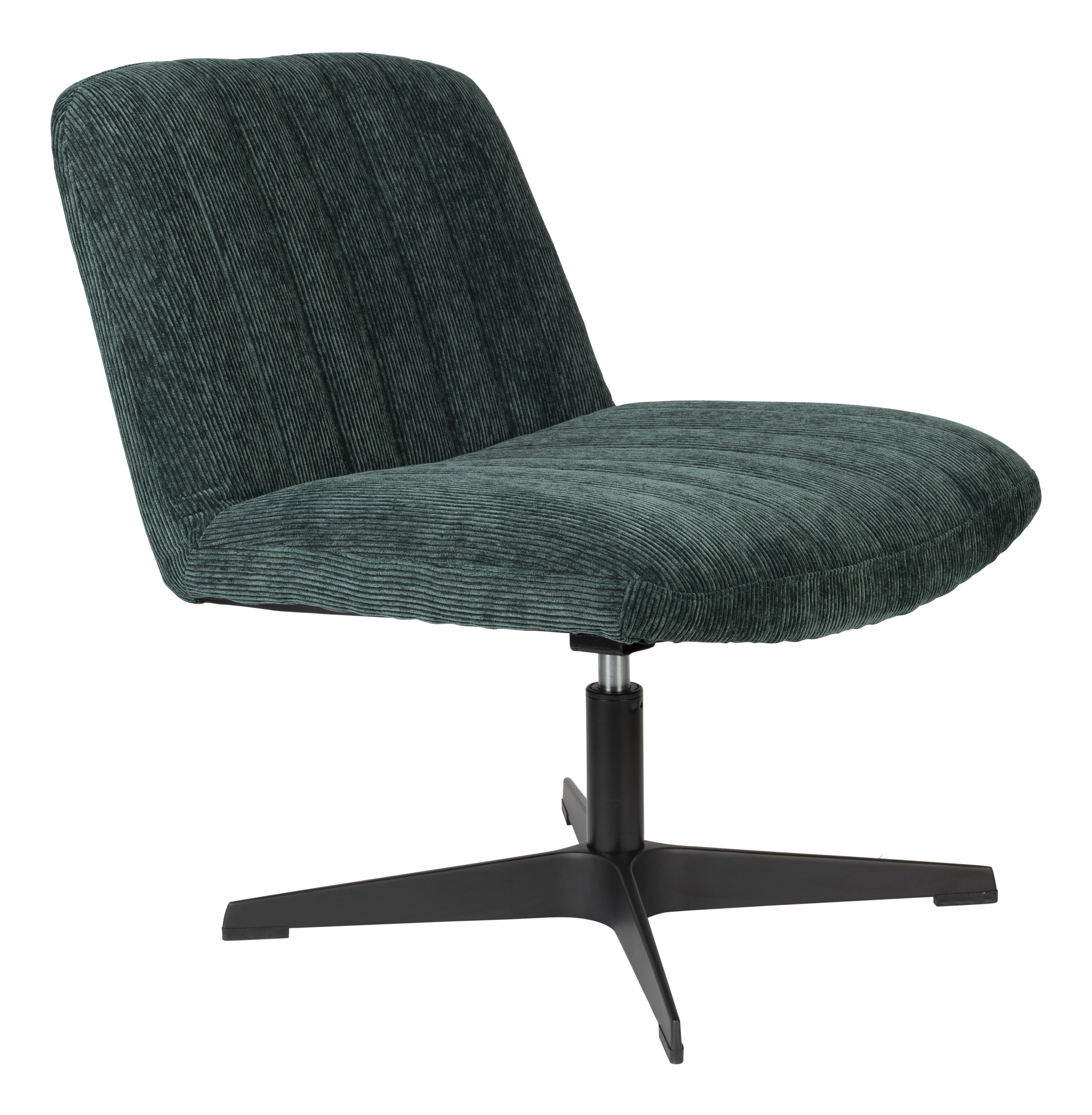 ZILT Fauteuil 'Quintin' Rib, kleur Groen