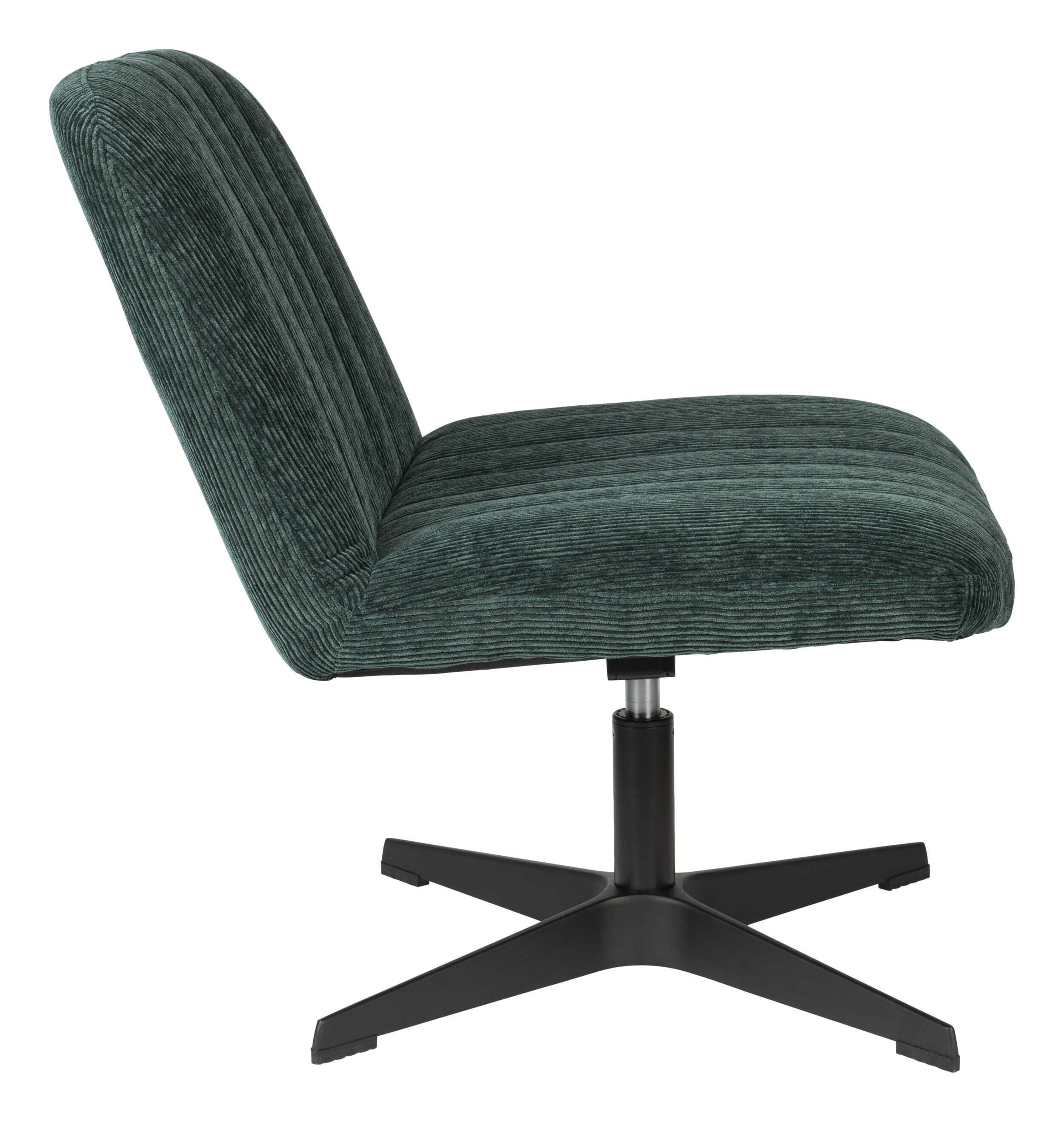 ZILT Fauteuil 'Quintin' Rib, kleur Groen