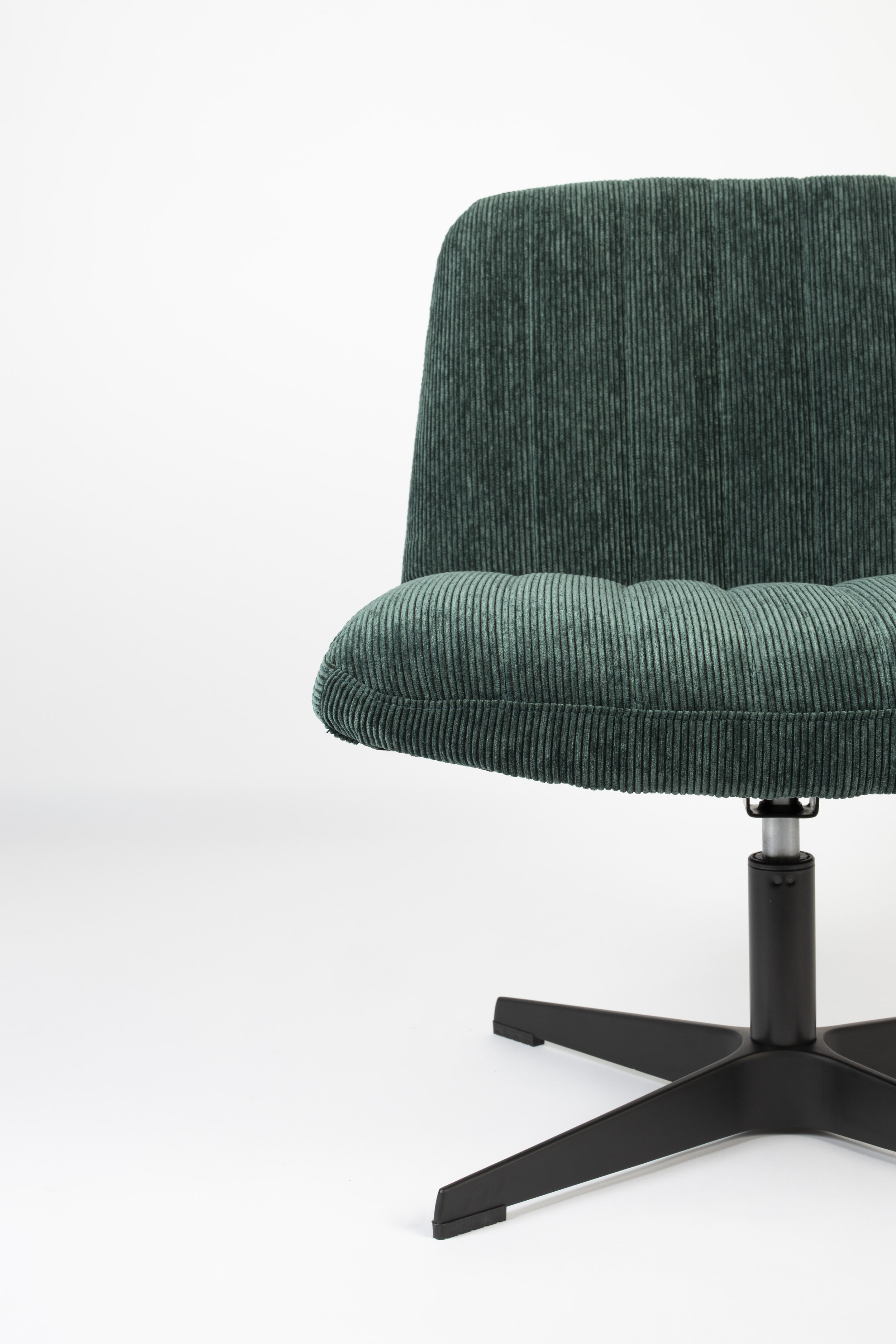 ZILT Fauteuil 'Quintin' Rib, kleur Groen