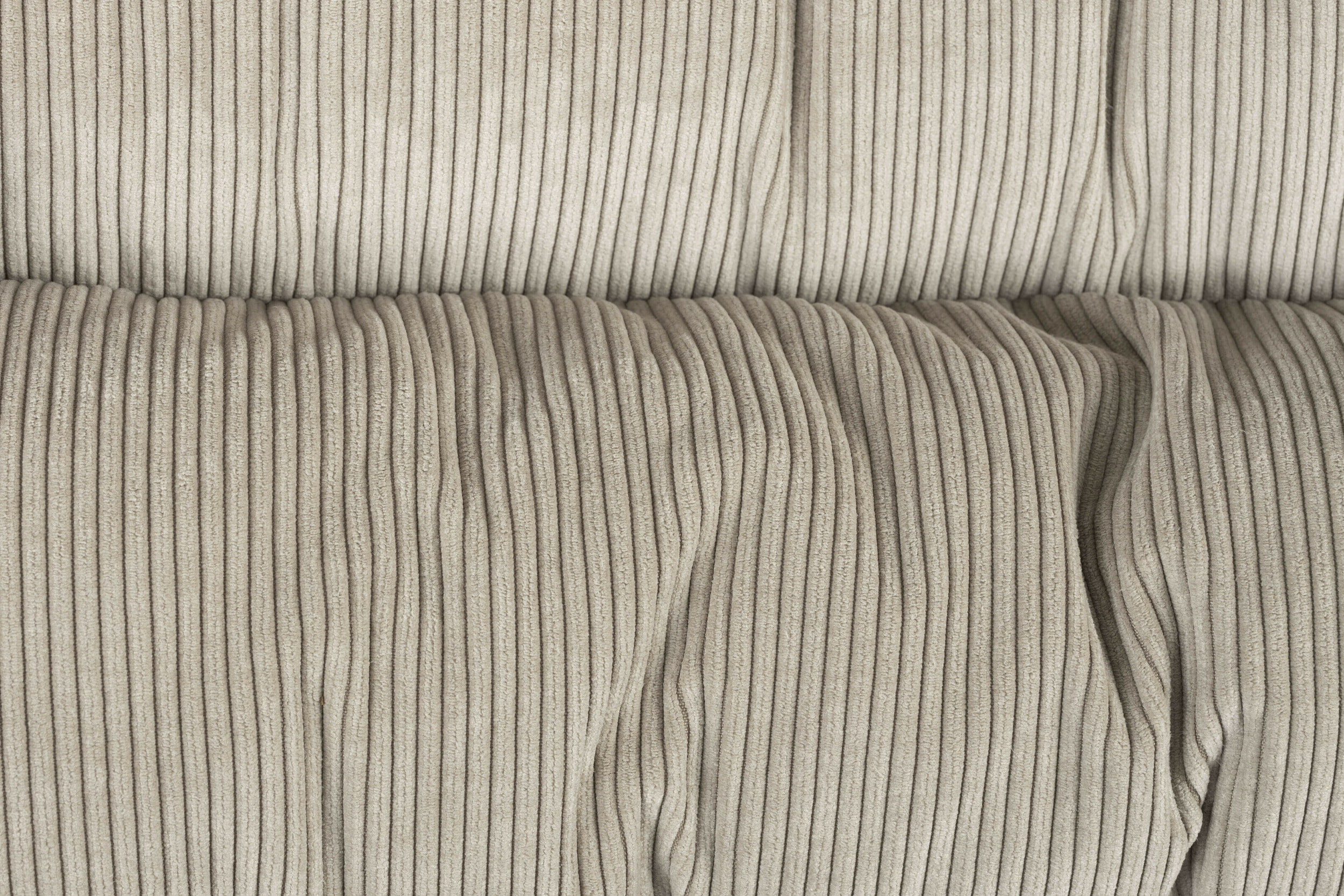 Dutchbone Draaifauteuil 'Vince' Rib, kleur Beige