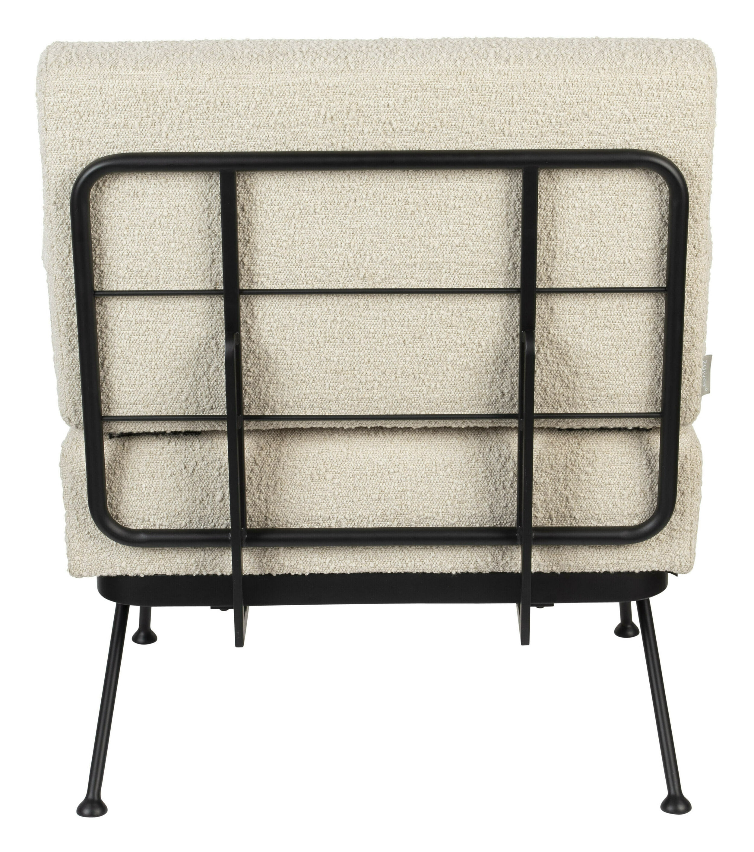Zuiver Fauteuil 'Bowie' Bouclé, kleur Naturel