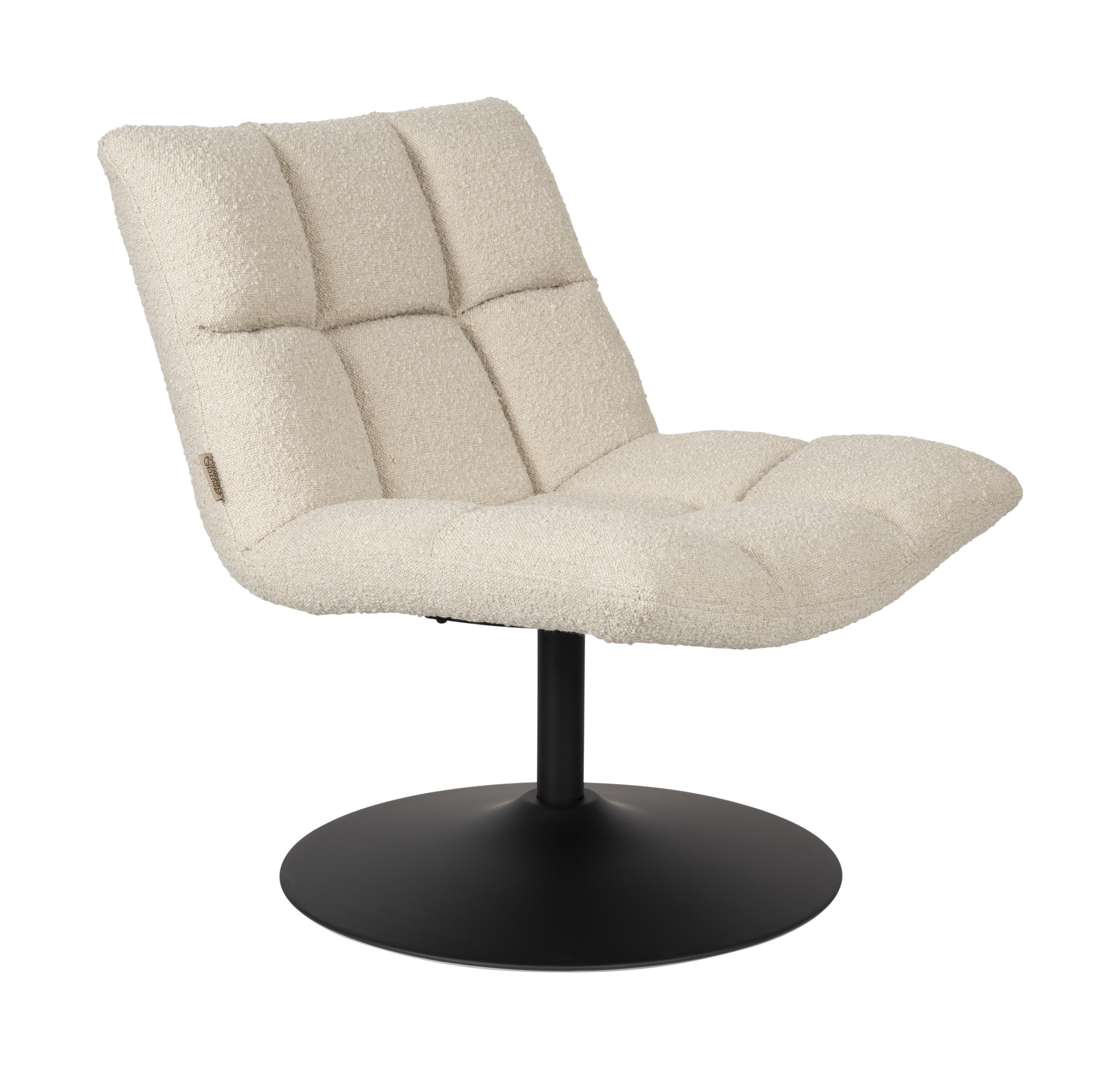 Dutchbone Draaifauteuil 'Bar' Bouclé