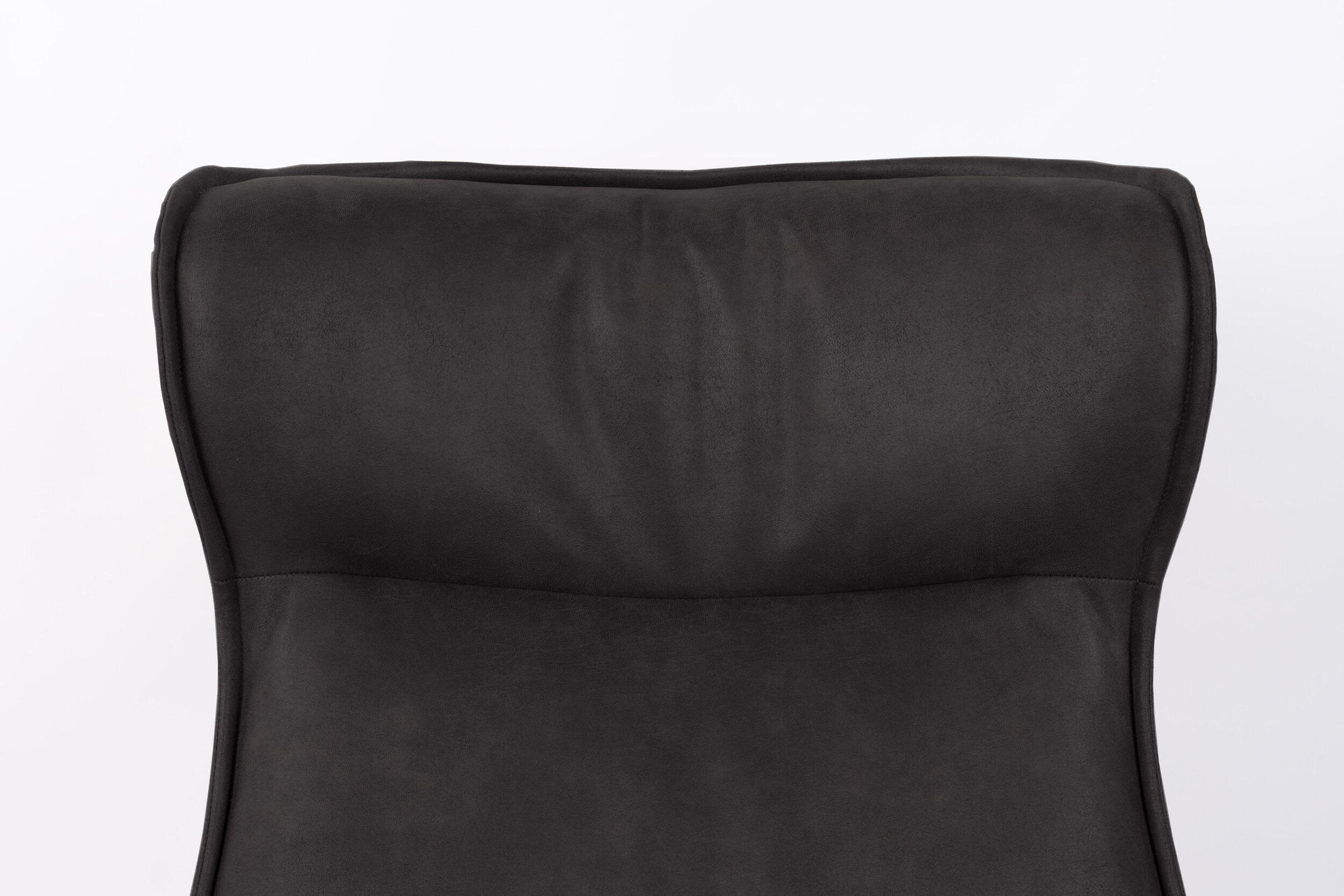 ZILT Draaifauteuil 'Belisama' Lederlook, kleur Antraciet