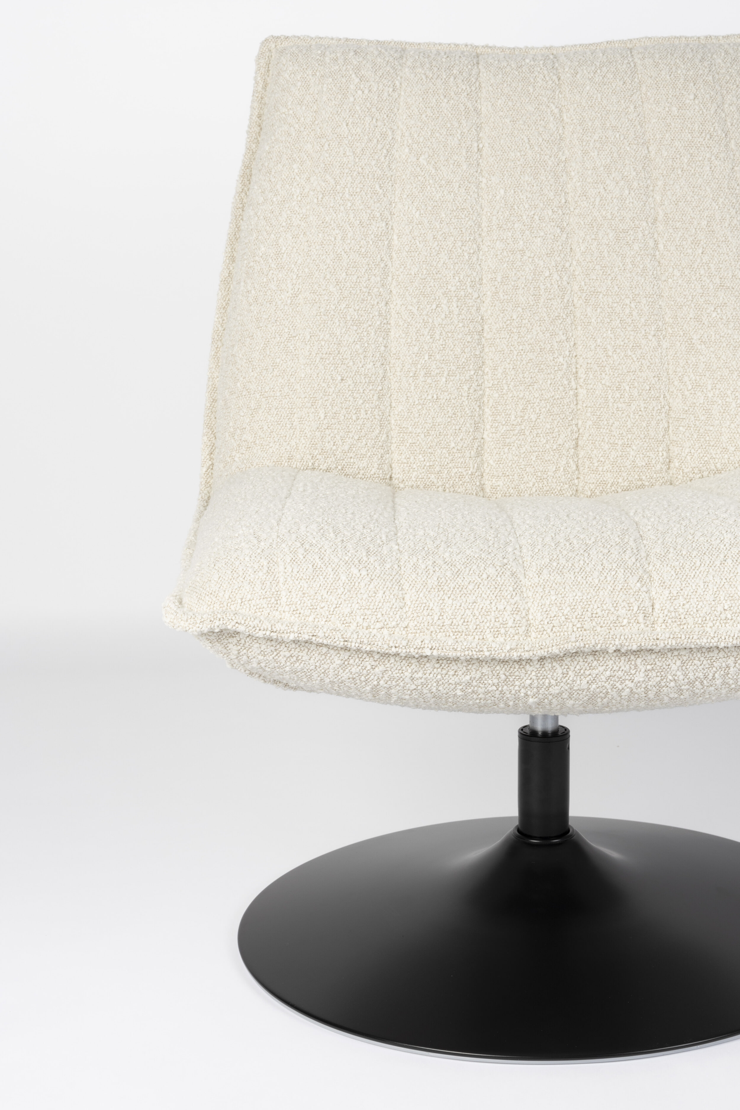 ZILT Fauteuil 'Kemper' Bouclé, kleur Off White