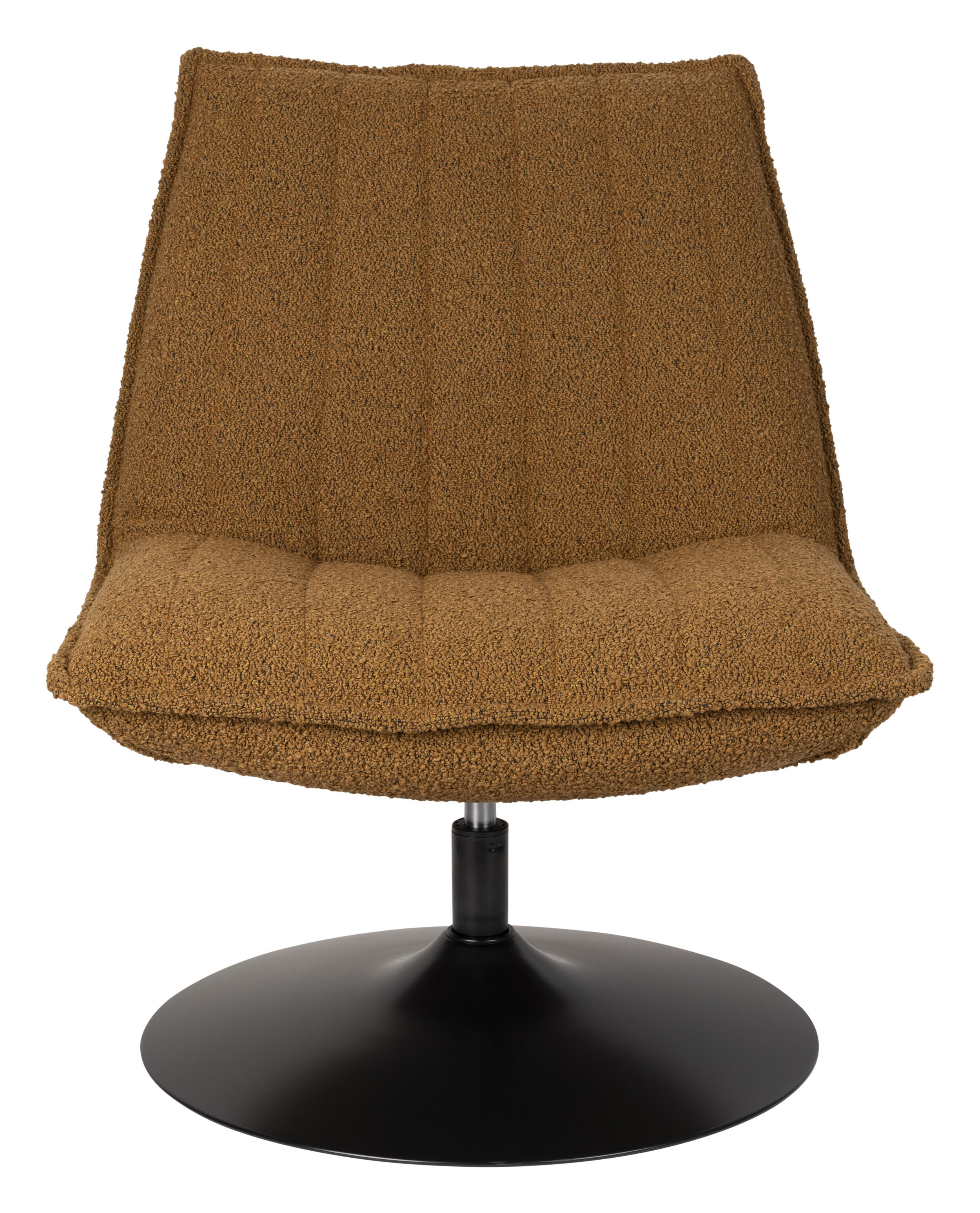ZILT Fauteuil 'Kemper' Bouclé, kleur Okergeel