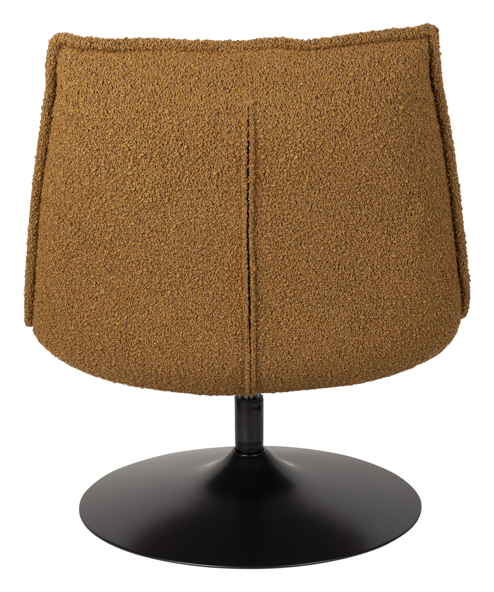 ZILT Fauteuil 'Kemper' Bouclé, kleur Okergeel