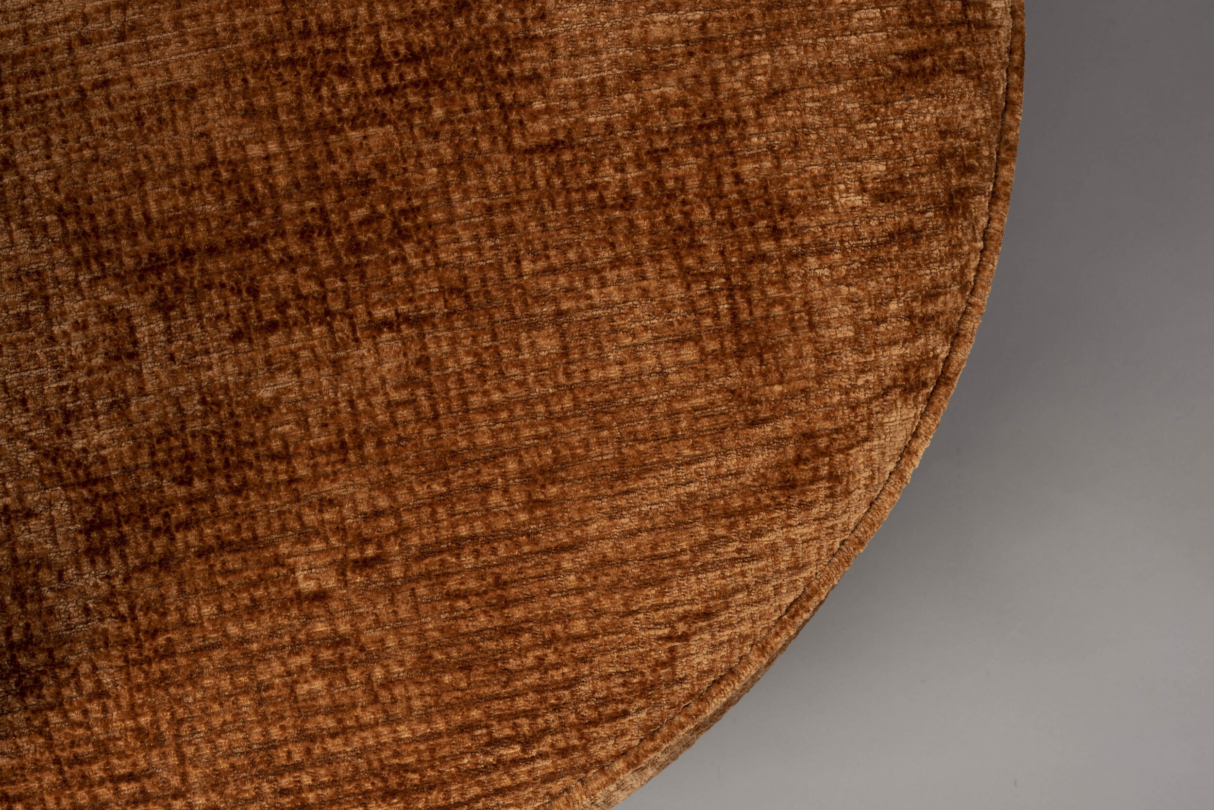 Dutchbone Fauteuil 'Tilbury' Chenille, kleur Oranje
