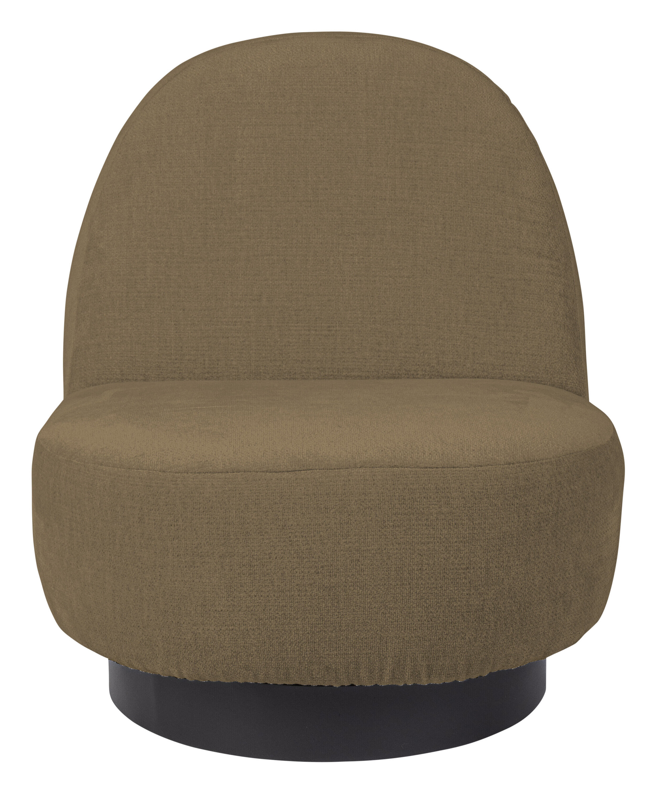 Zuiver Draaifauteuil 'Eden' Chenille, kleur Mosgroen