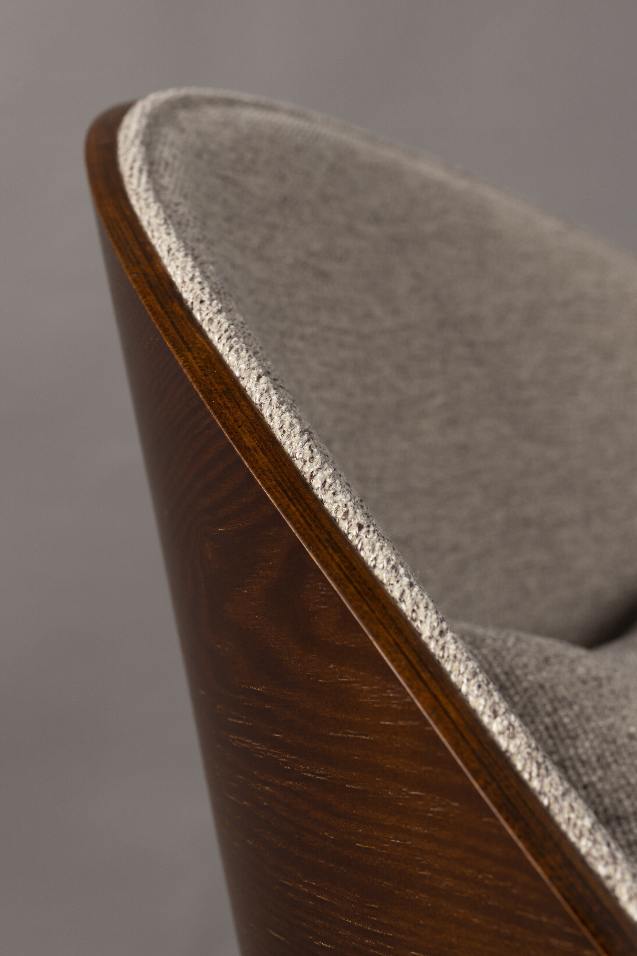 Dutchbone Fauteuil 'Rodin' Essenhout en stof