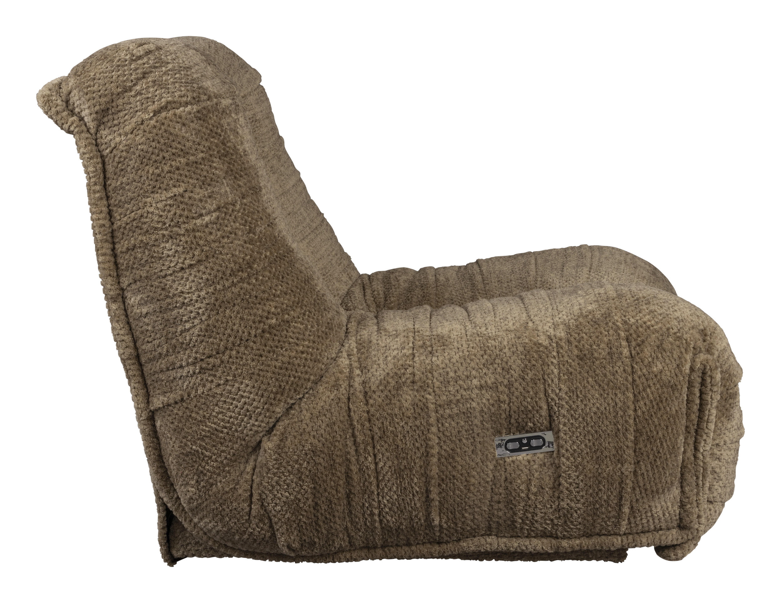 Dutchbone Verstelbare Fauteuil 'Hamilton' Chenille, kleur Bruin