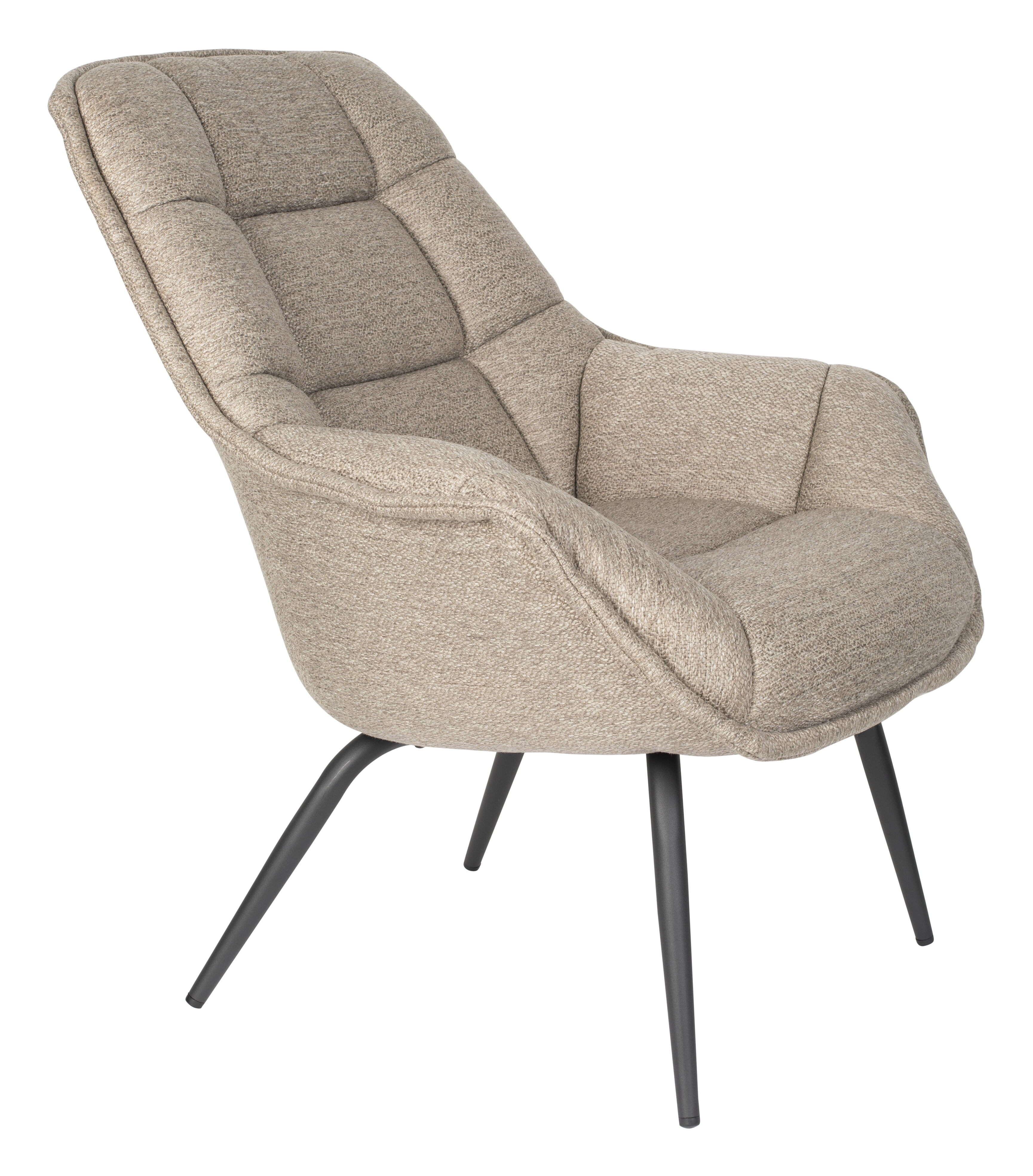 ZILT Fauteuil 'Bejamin' kleur Bruin