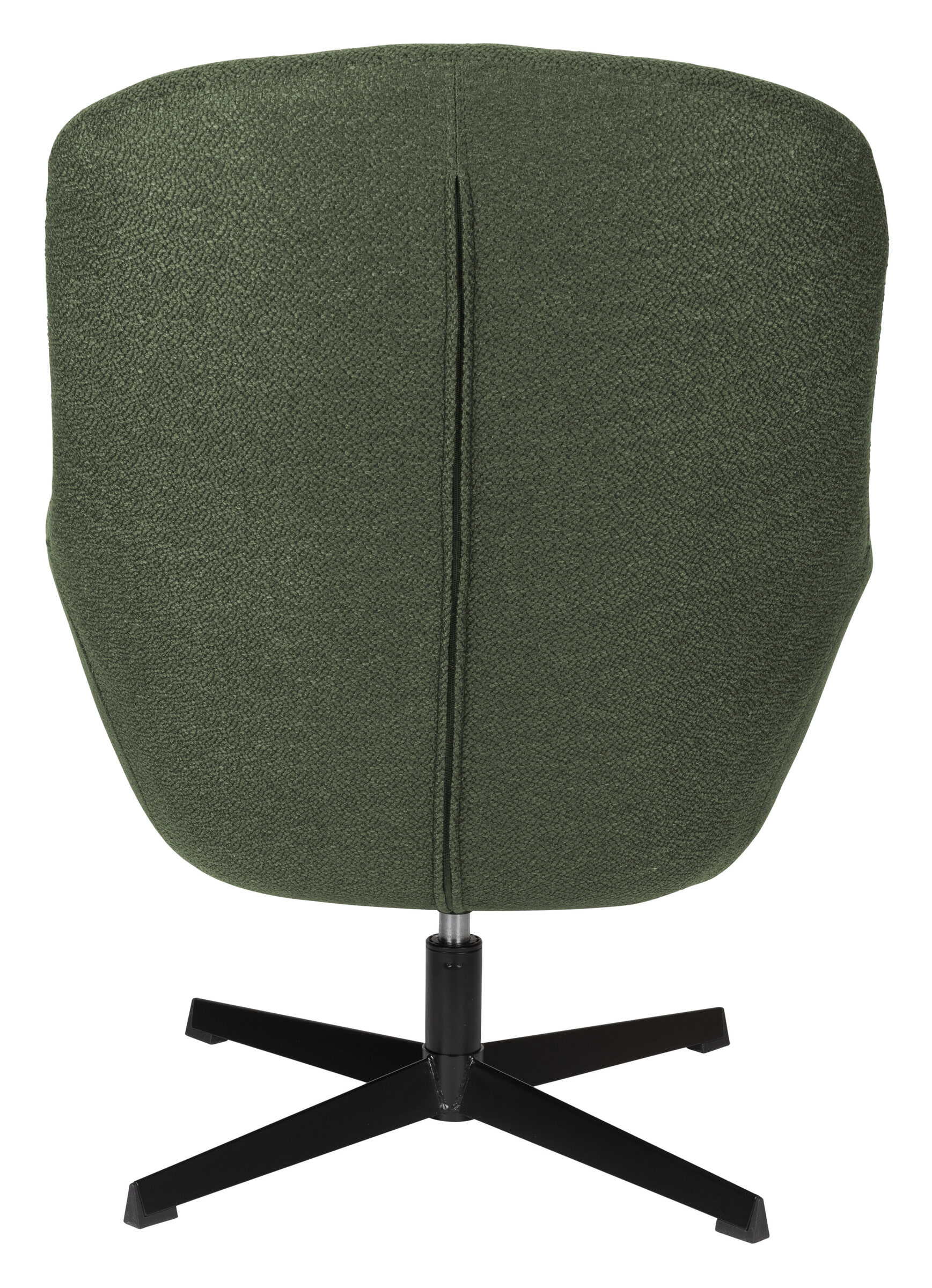 ZILT Draaibare Fauteuil 'Yaki' Bouclé, kleur Groen
