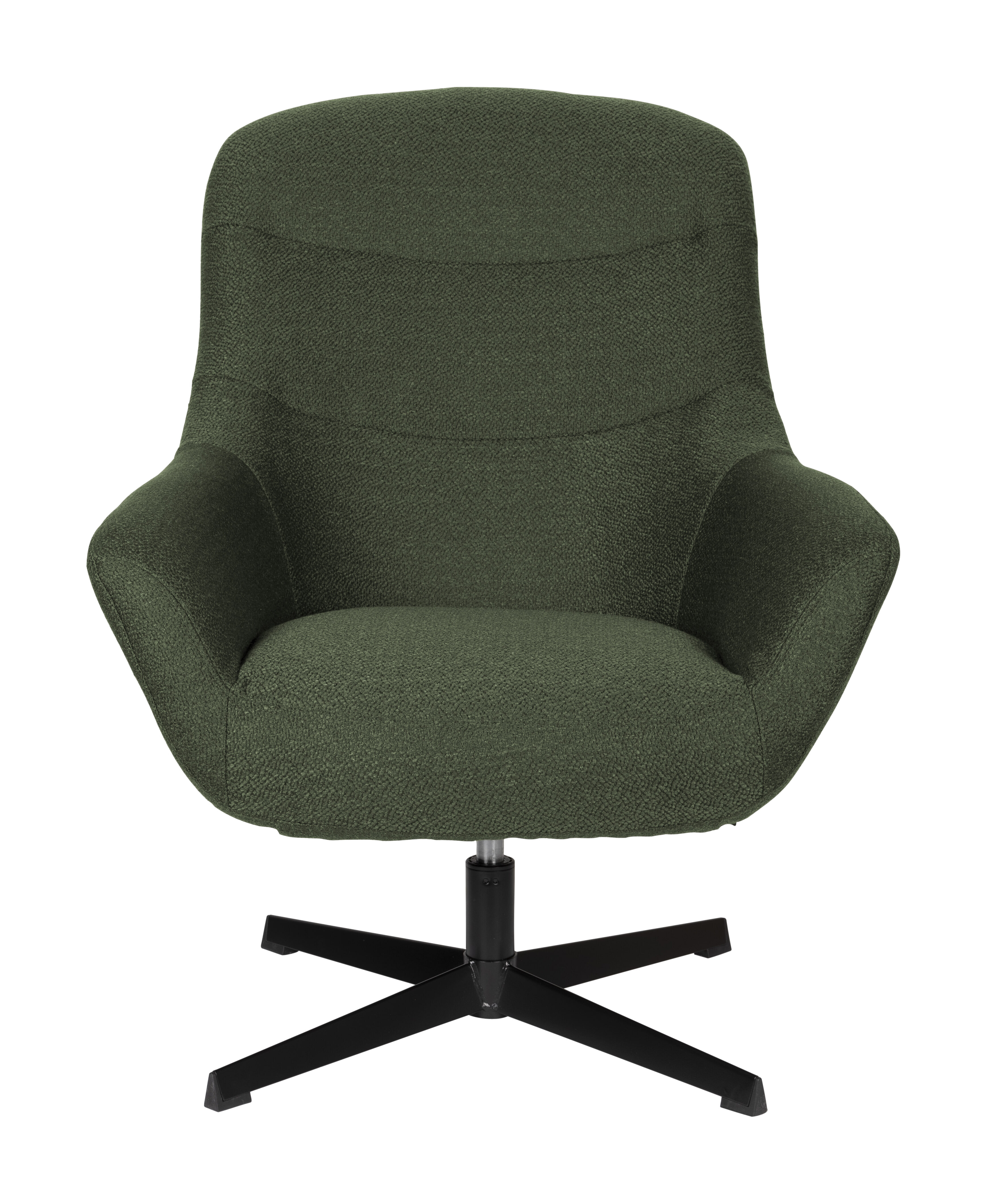 ZILT Draaibare Fauteuil Yaki Bouclé - Groen