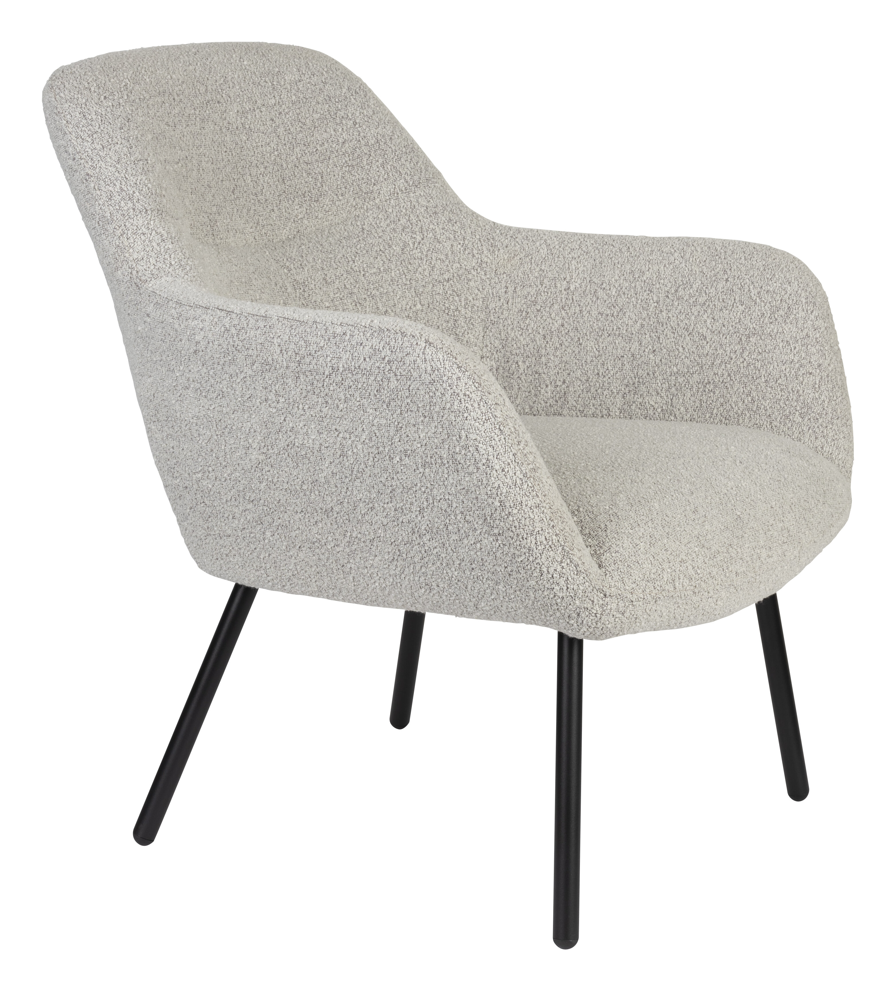 ZILT Fauteuil 'Tristan' Bouclé, kleur Beige