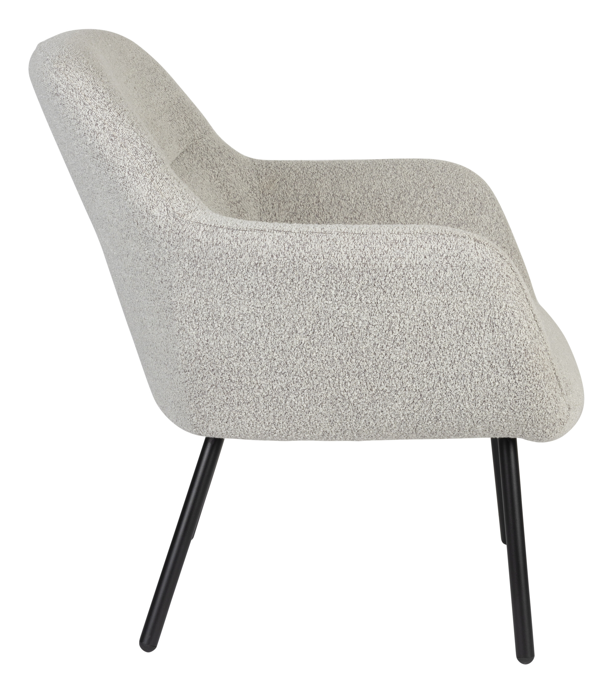 ZILT Fauteuil 'Tristan' Bouclé, kleur Beige