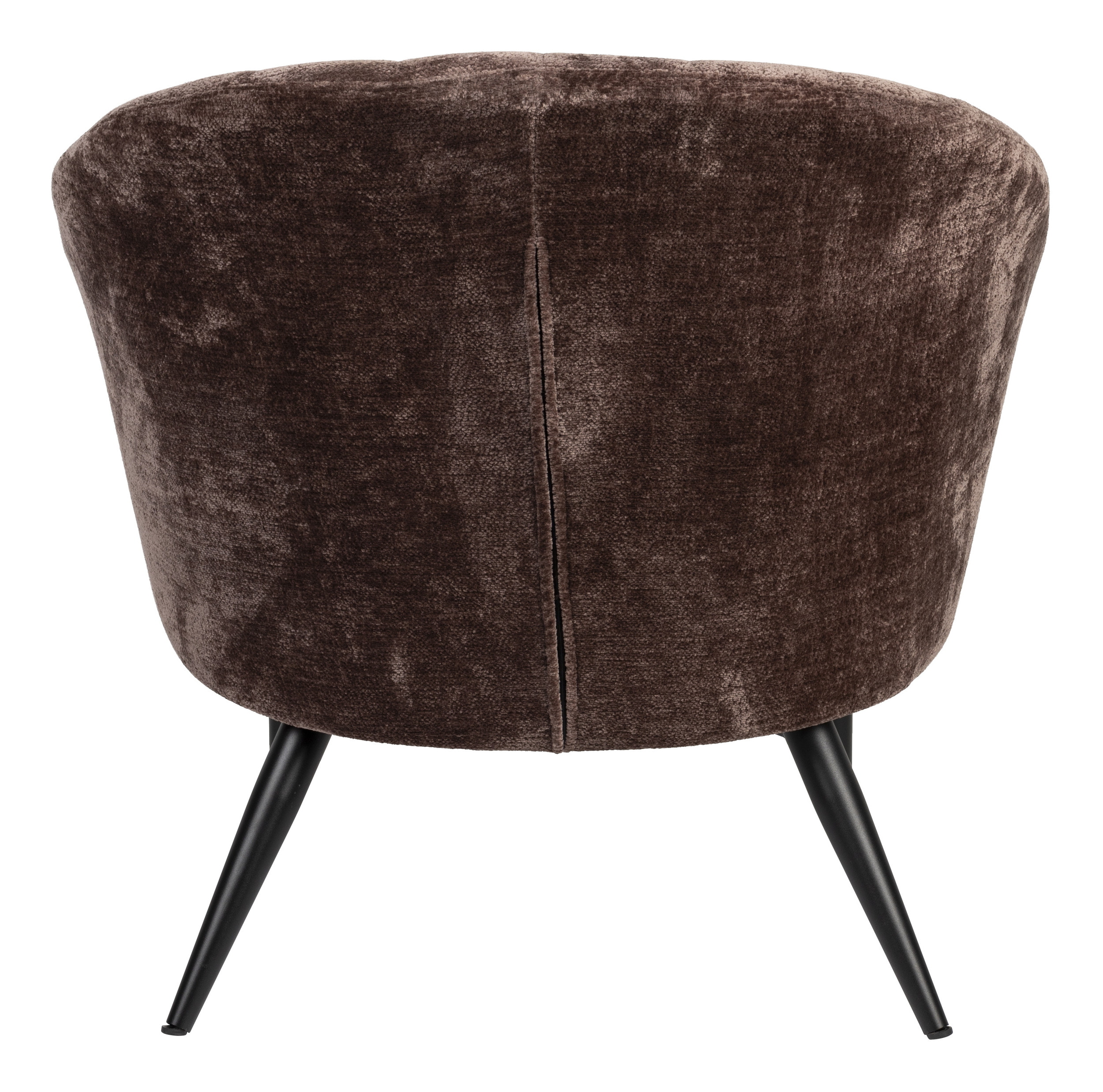 Dutchbone Fauteuil 'Georgia' Chenille, kleur Paars