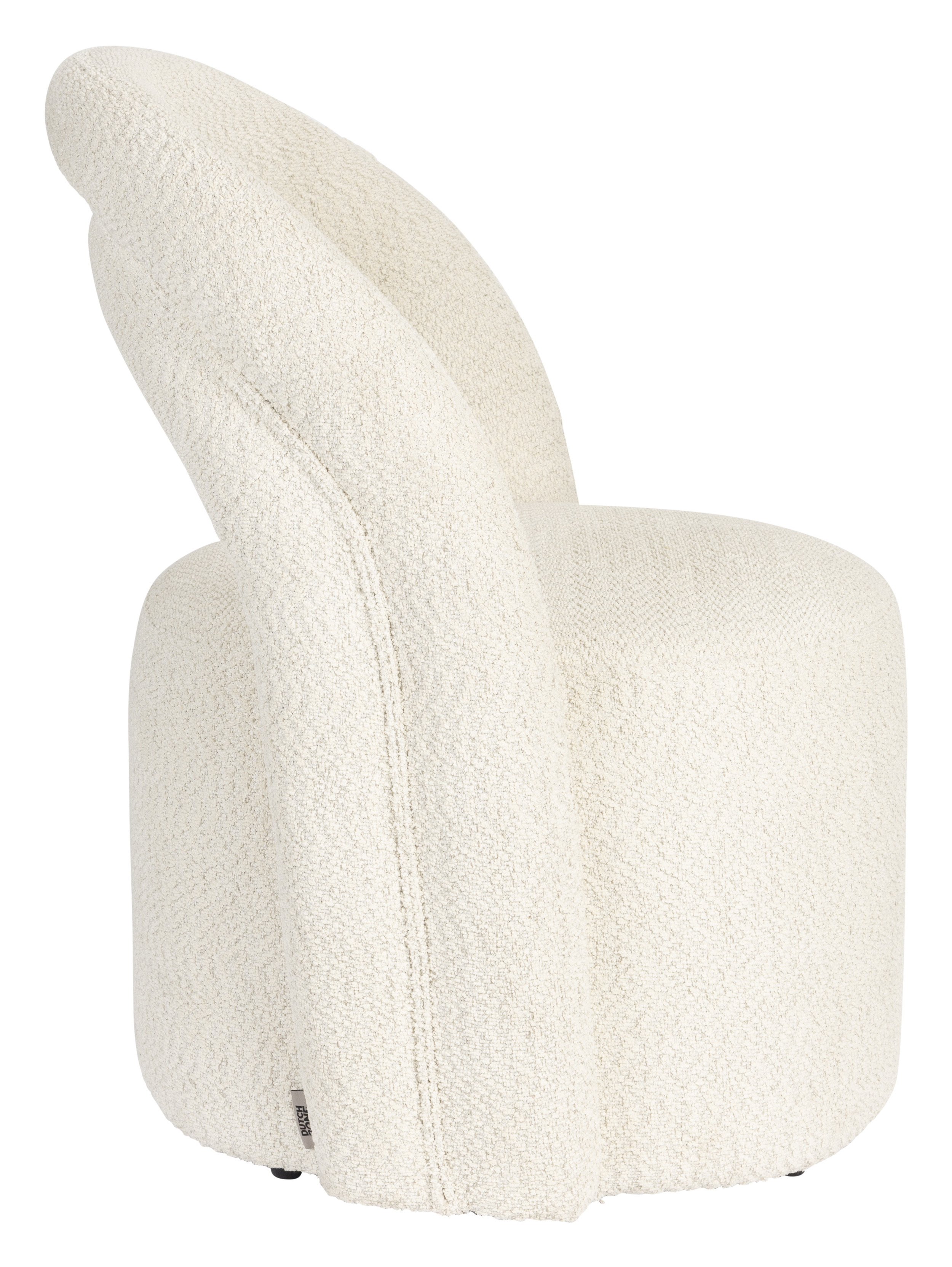 Dutchbone Draaifauteuil 'Seina' Bouclé, kleur Beige
