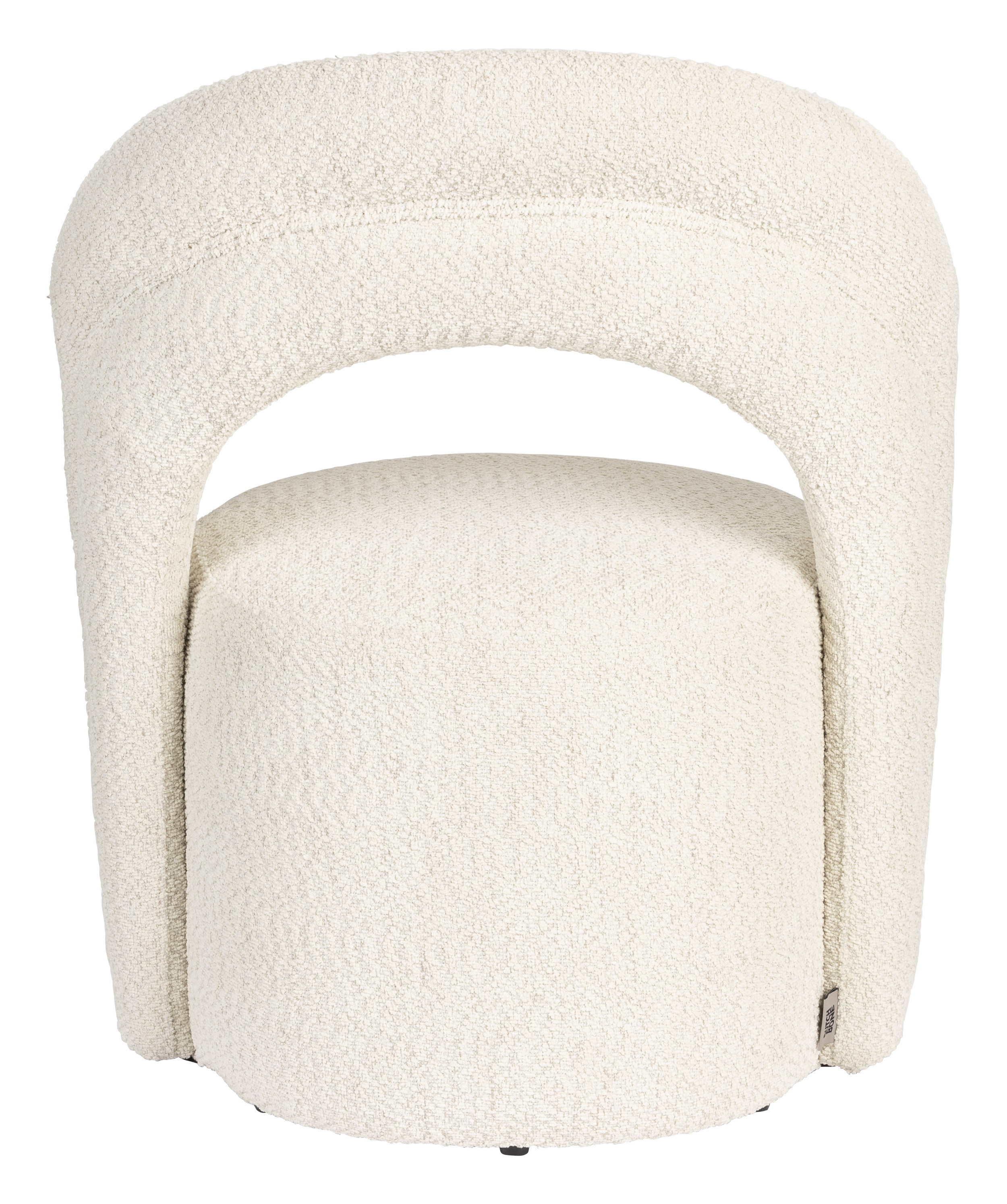 Dutchbone Draaifauteuil 'Seina' Bouclé, kleur Beige