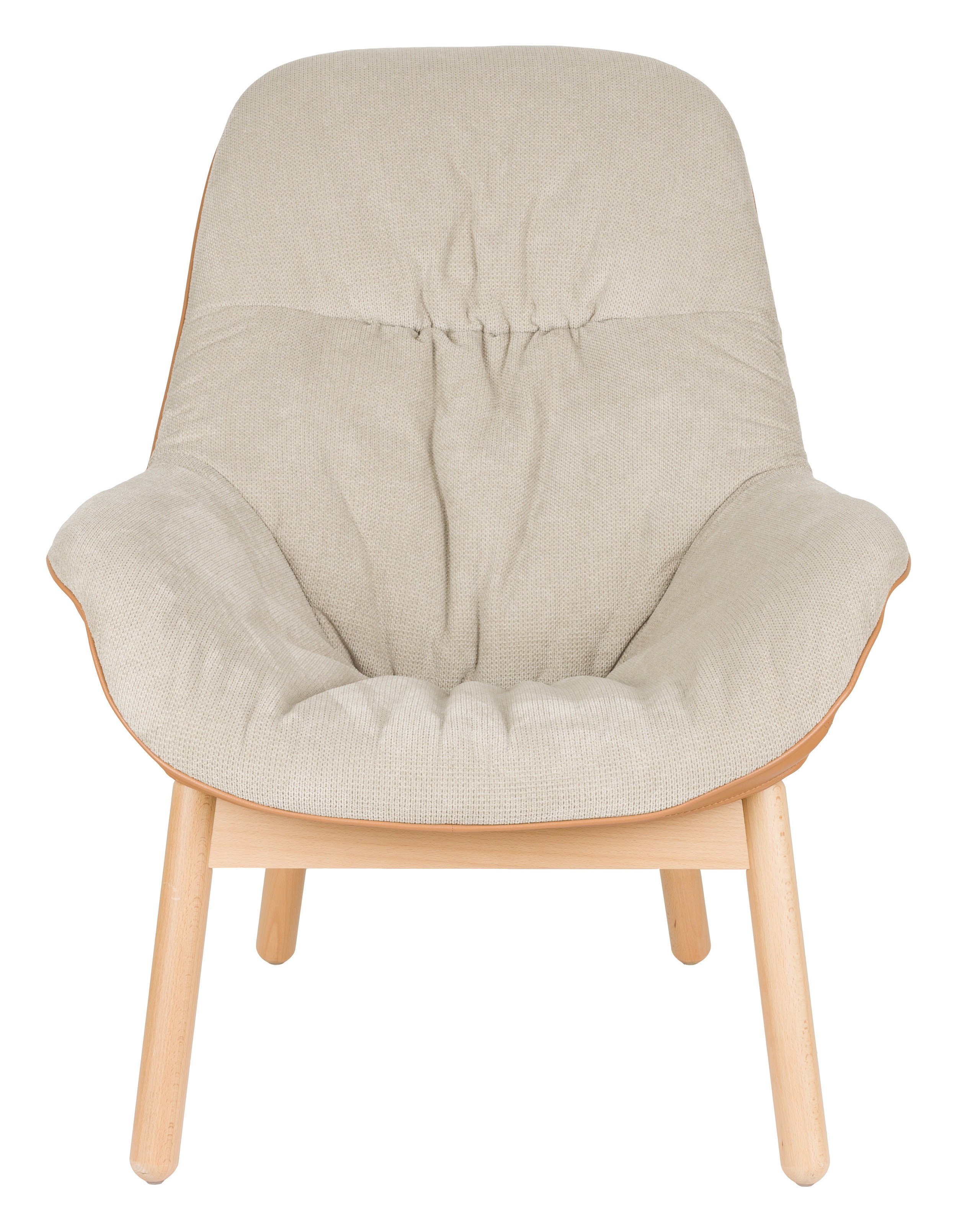 ZILT Fauteuil 'Latyra' Lederlook en stof