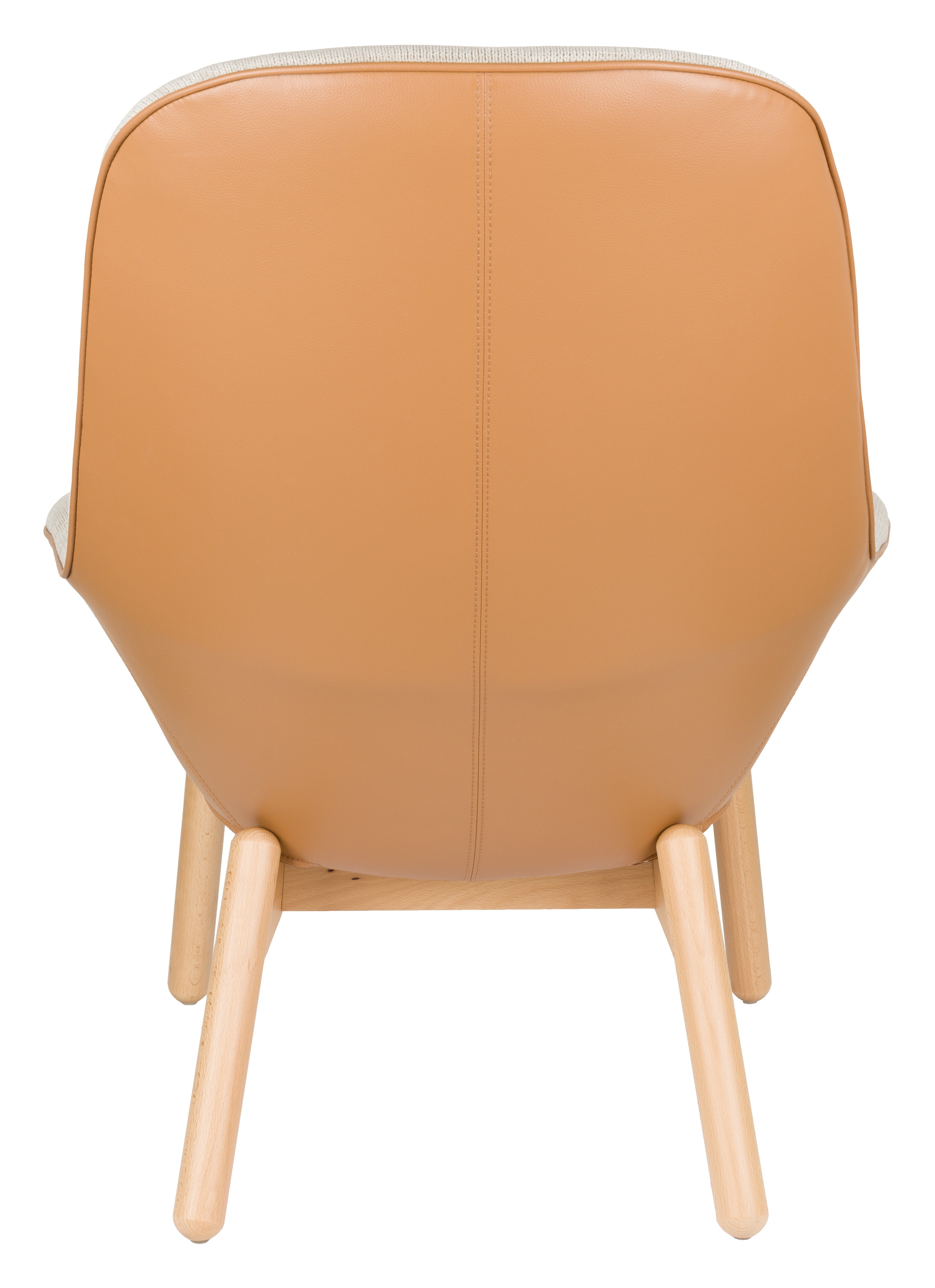 ZILT Fauteuil 'Latyra' Lederlook en stof