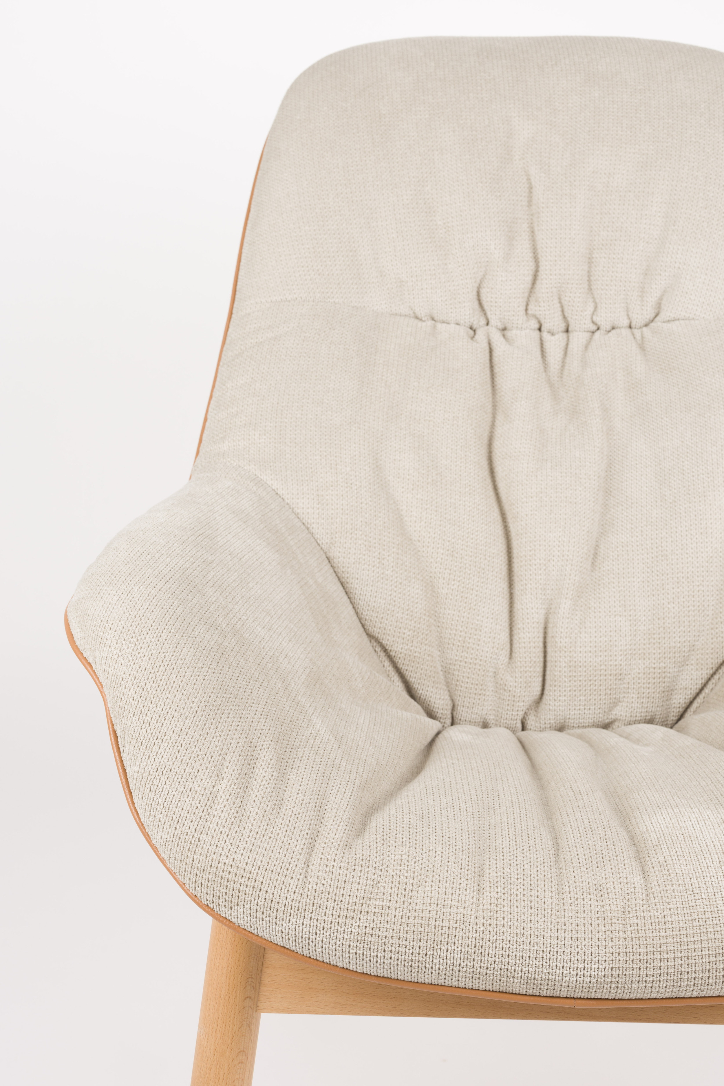 ZILT Fauteuil 'Latyra' Lederlook en stof