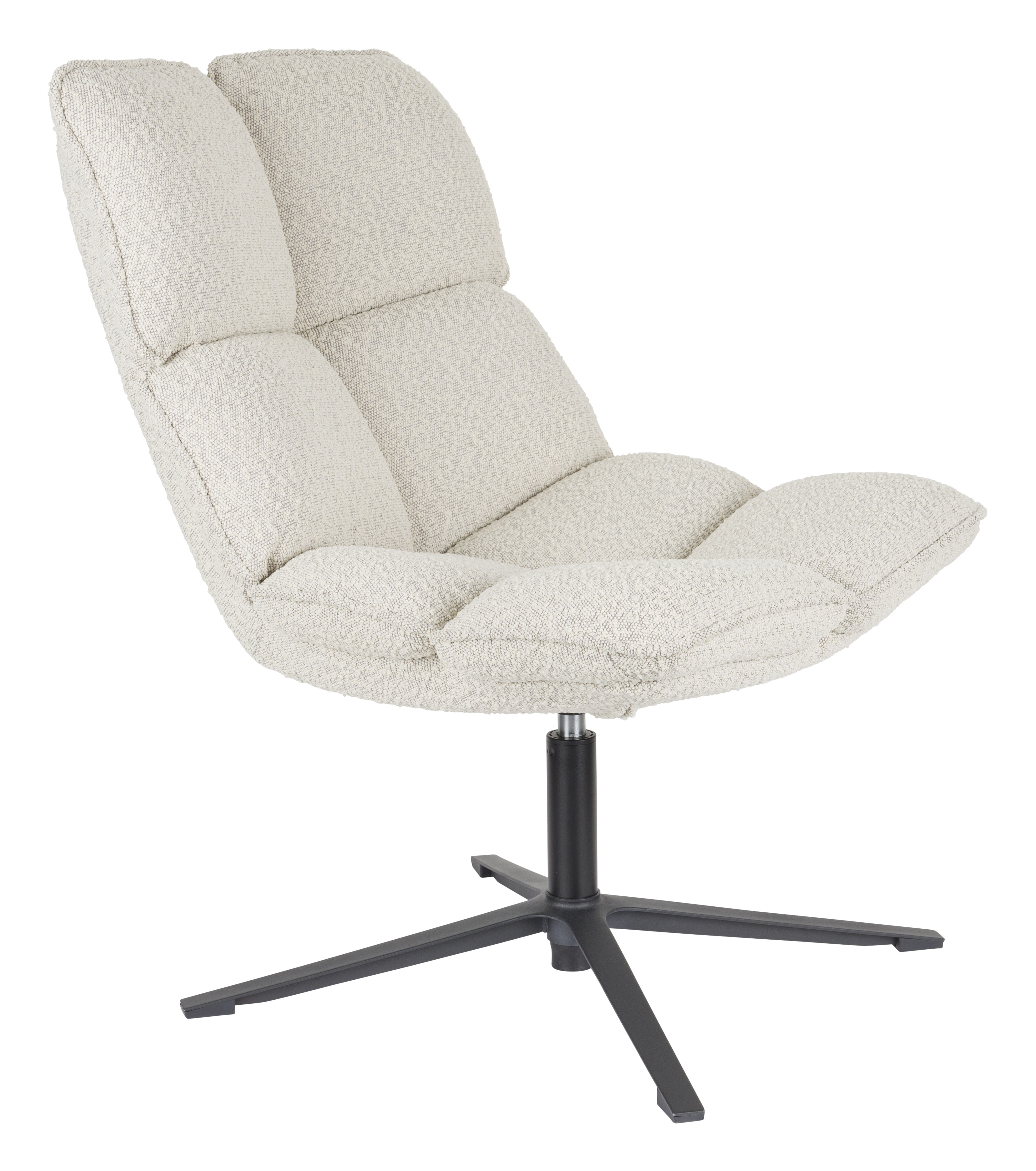 ZILT Draaifauteuil Cherly Bouclé - Beige