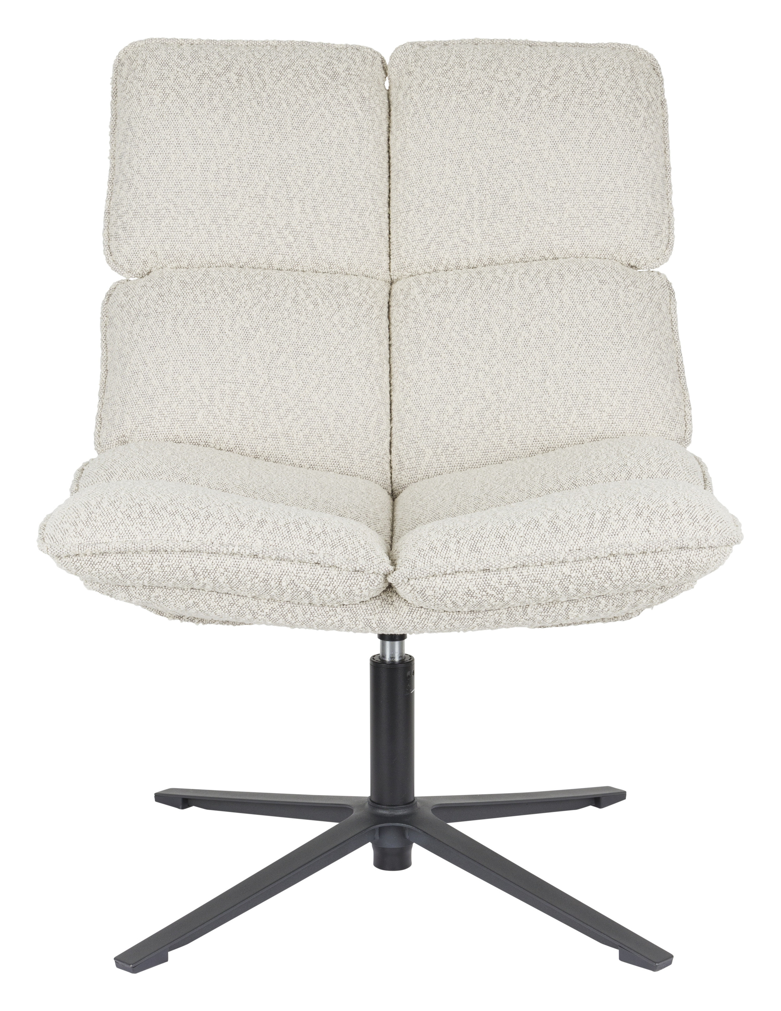 ZILT Draaifauteuil 'Cherly' Bouclé, kleur Beige