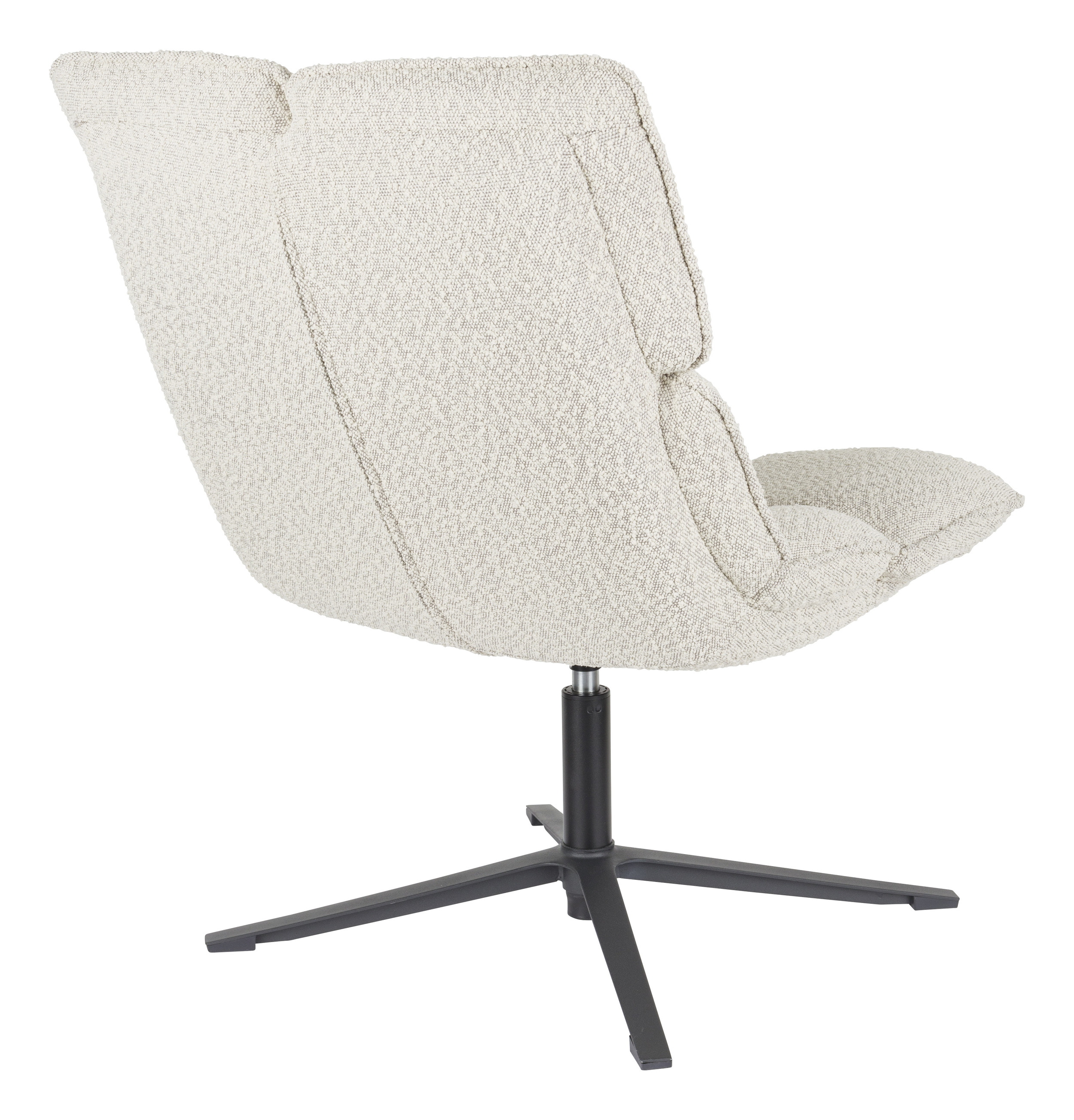ZILT Draaifauteuil 'Cherly' Bouclé, kleur Beige