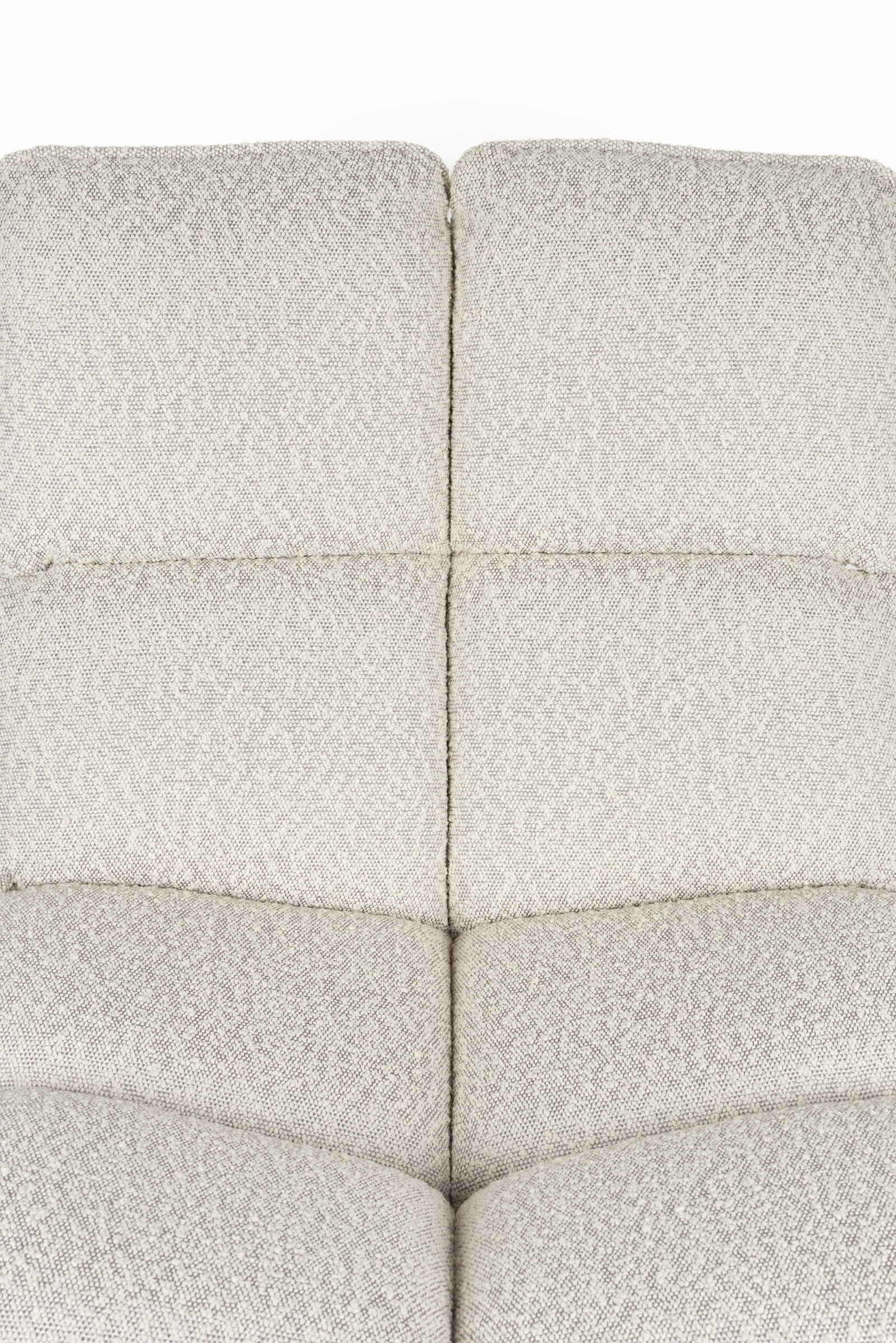 ZILT Draaifauteuil 'Cherly' Bouclé, kleur Beige