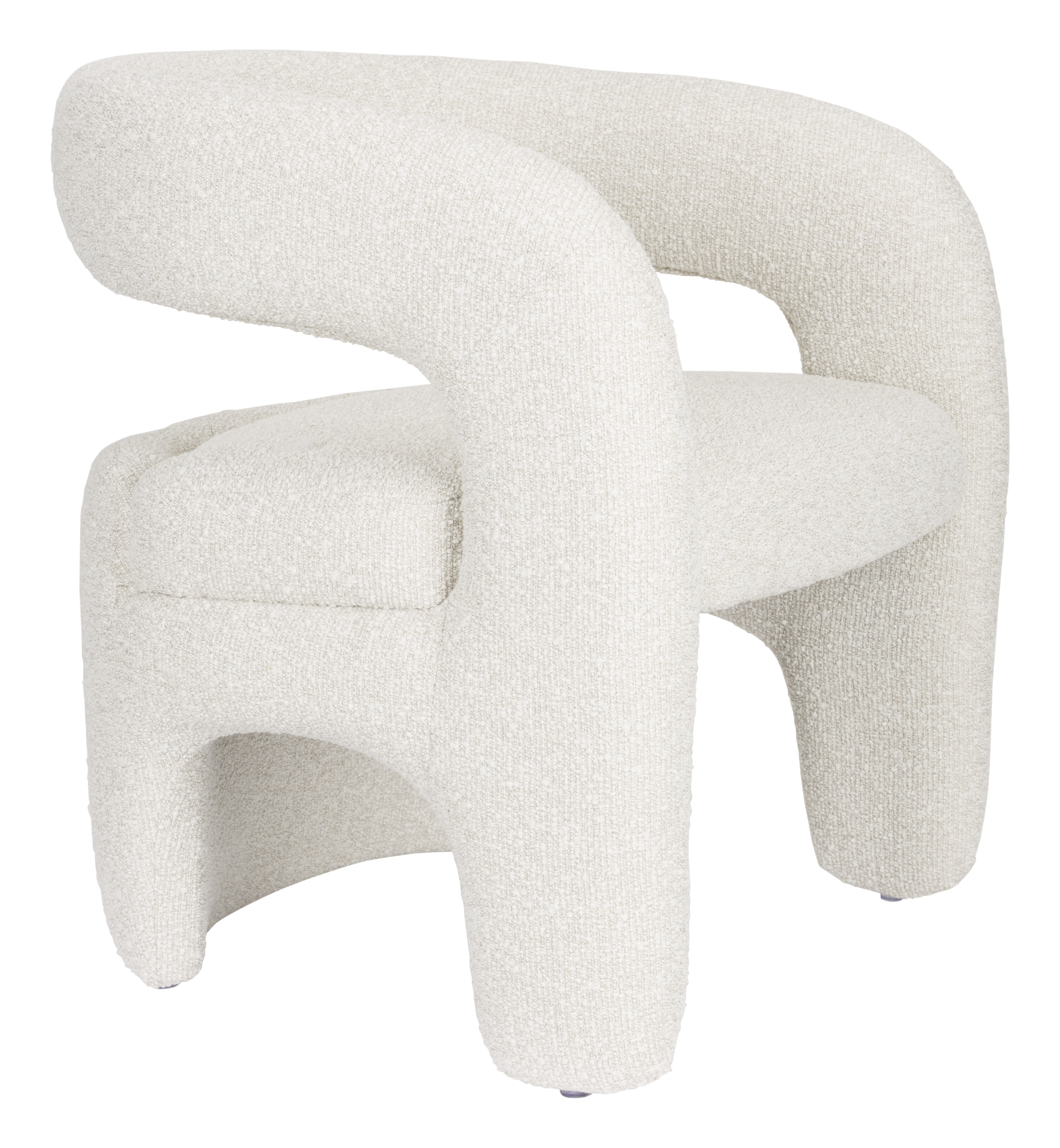 ZILT Fauteuil Genia Bouclé - Off White