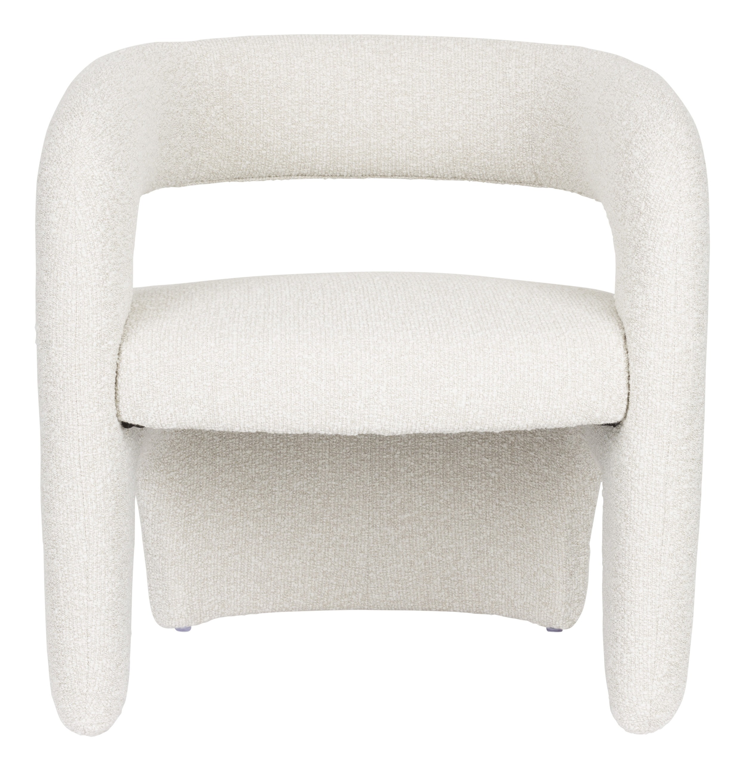 ZILT Fauteuil 'Genia' Bouclé, kleur Off White