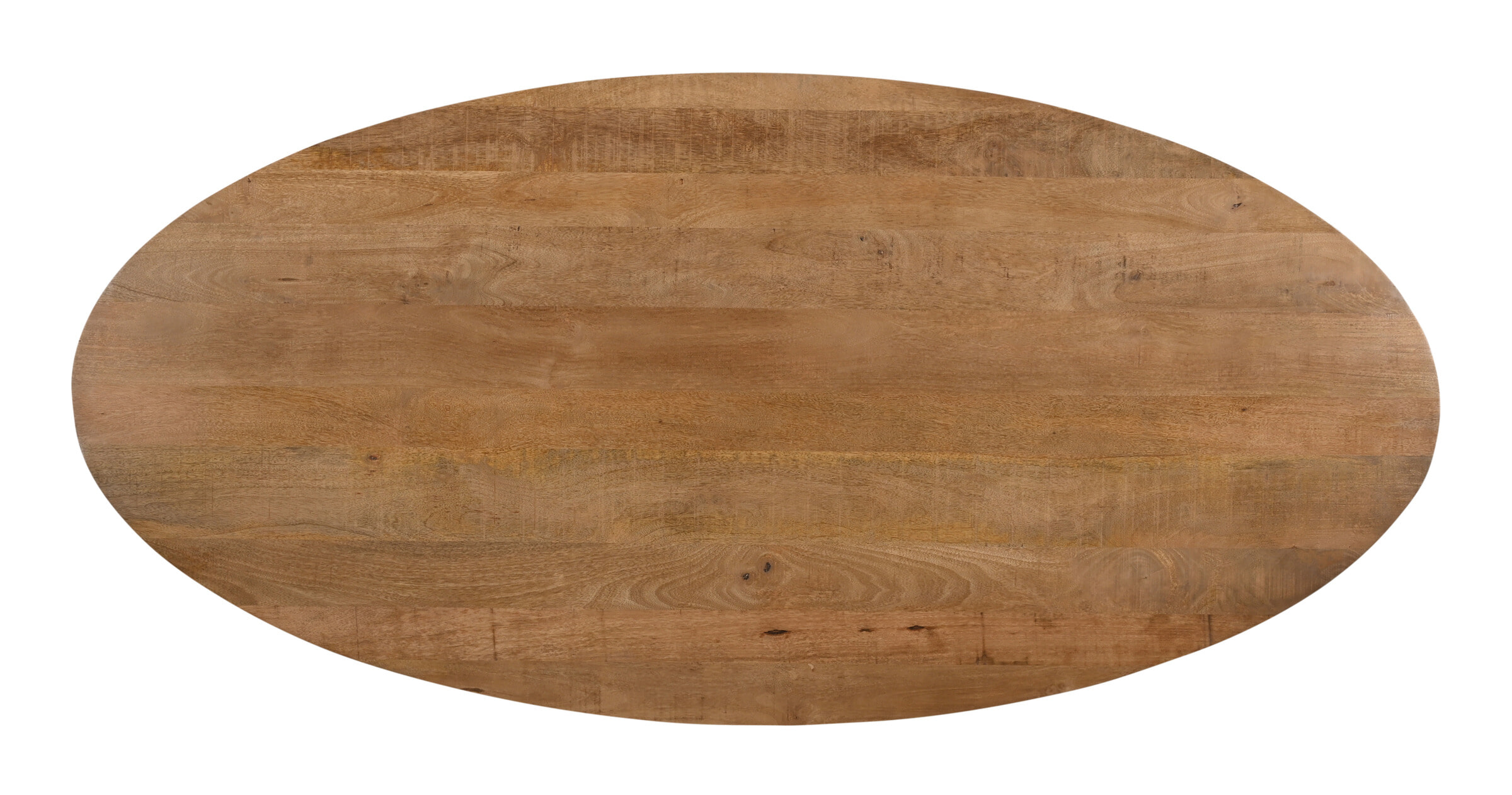 Livingfurn Ovale Eettafel 'Jesper' Mangohout, 210 x 110cm
