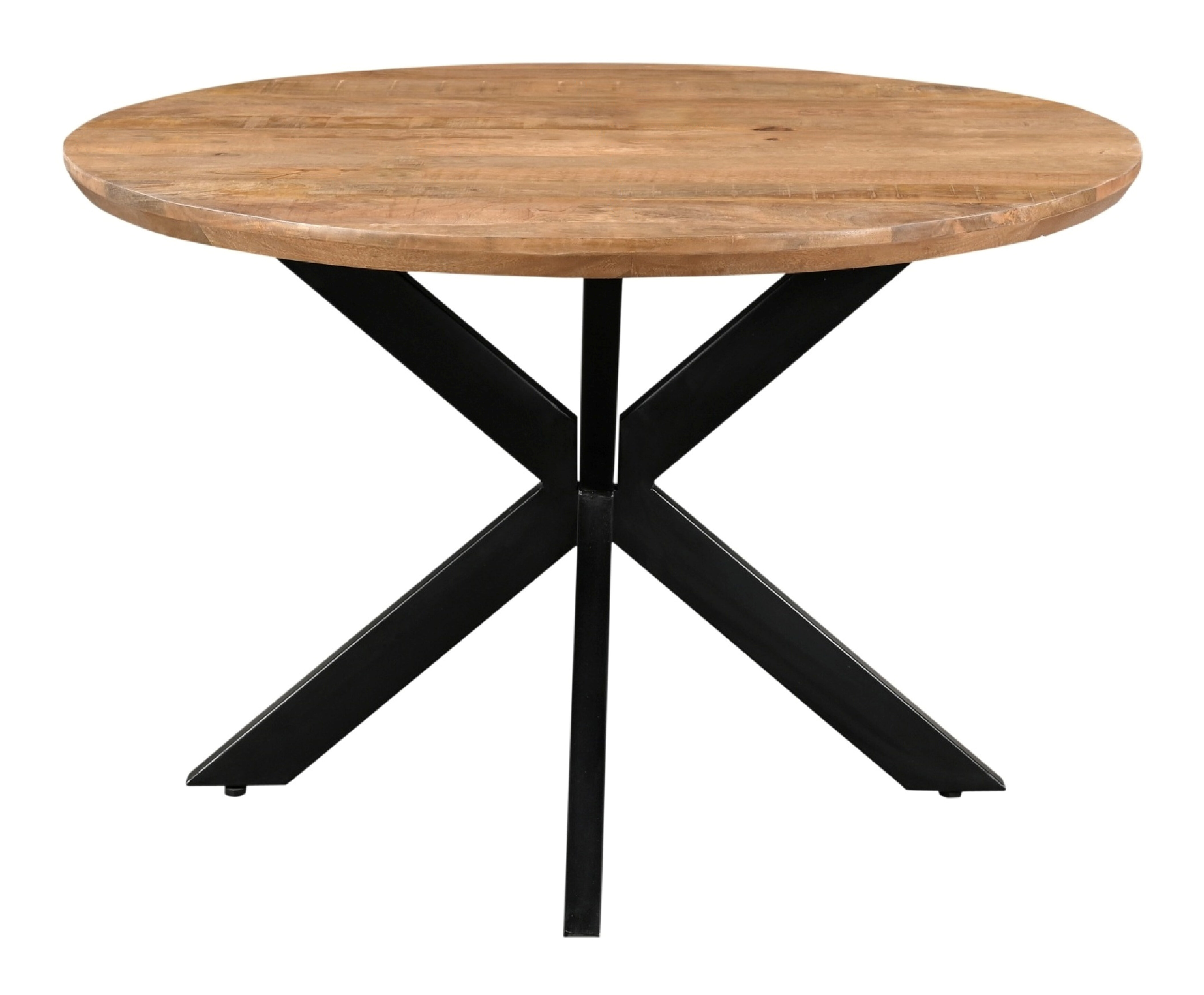 Livingfurn Ronde Eettafel 'Jesper' Mangohout, 120cm