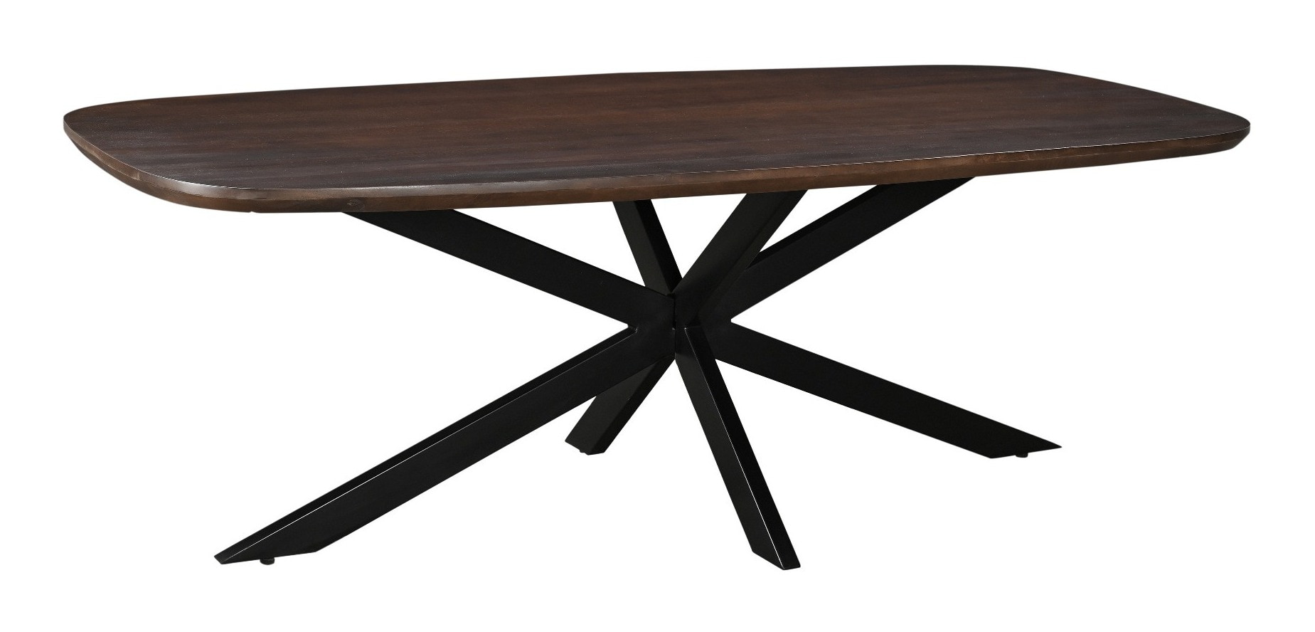 Livingfurn Deens Ovale Eettafel 'Jesper' Mangohout, 180 x 90cm