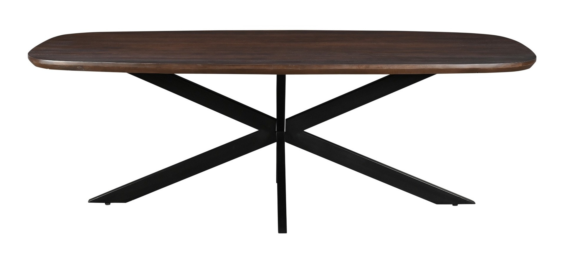 Livingfurn Deens Ovale Eettafel 'Jesper' Mangohout, 180 x 90cm