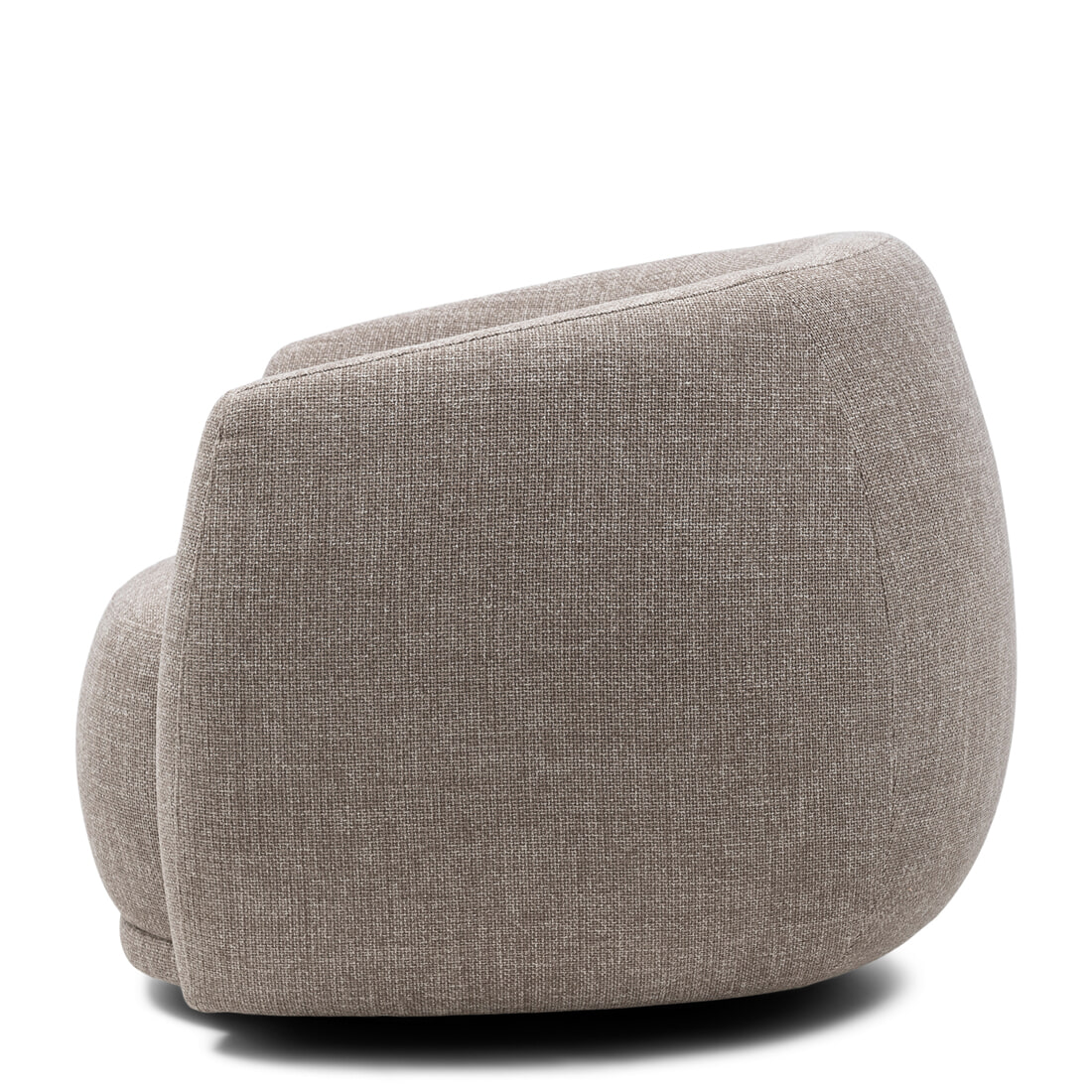 Rivièra Maison Draaifauteuil 'Leonardo' Chenille Jacquard, kleur Bright Taupe