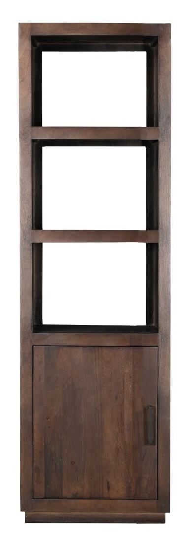 Livingfurn Boekenkast Jaxx Mangohout, 200 x 60cm - Bruin