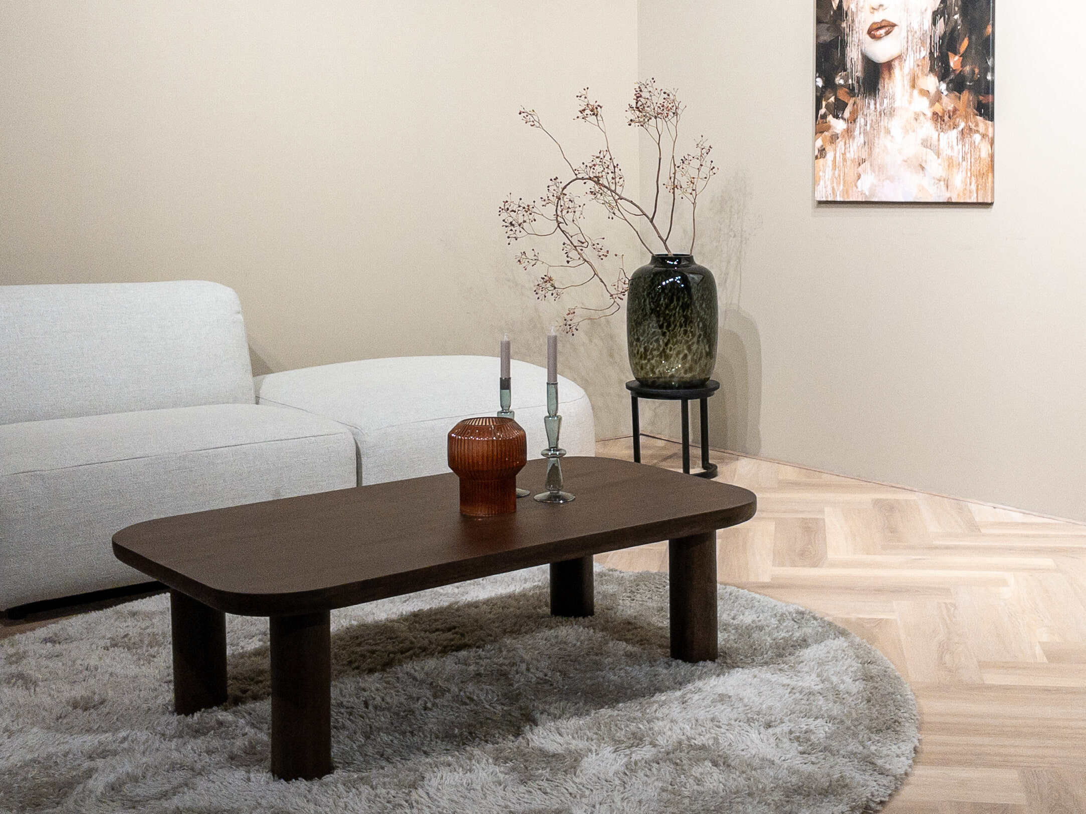 Sohome Salontafel 'Merle' Mangohout, 120 x 70cm