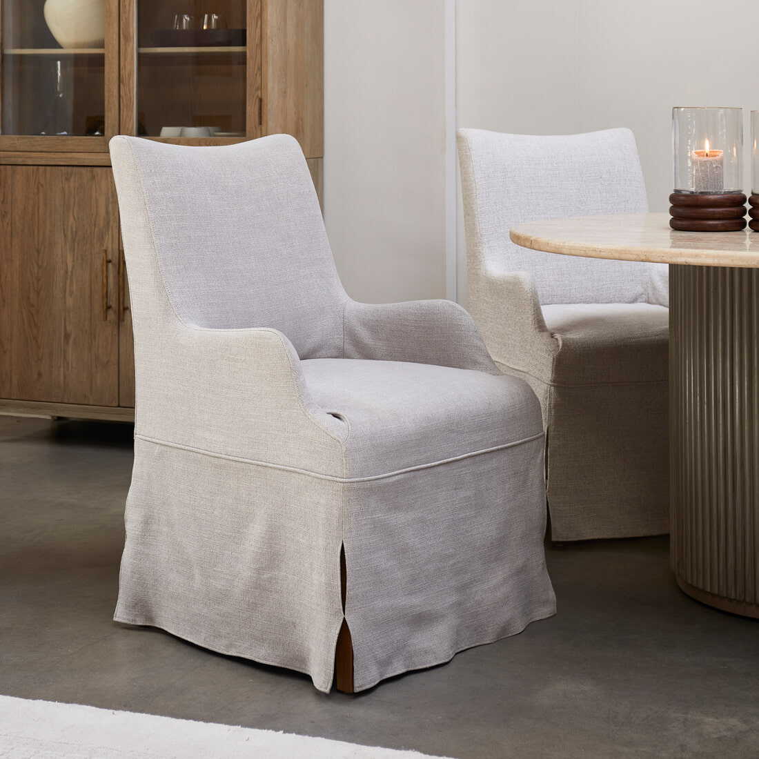 Rivièra Maison Eetkamerstoel 'Monti' Met losse hoes