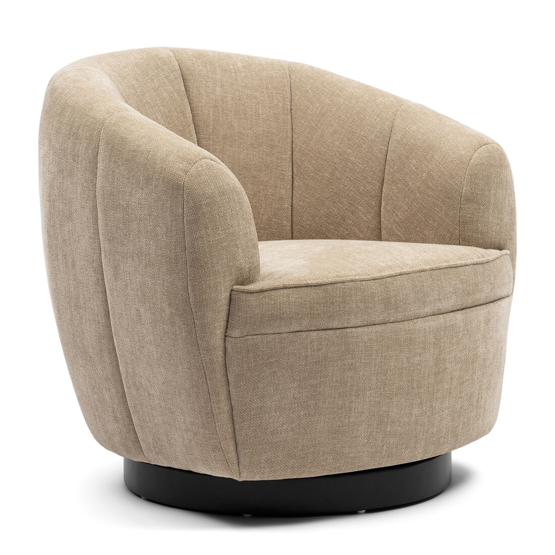 Rivièra Maison Draaifauteuil 'The Countess' Weave stof, kleur Natural Linen