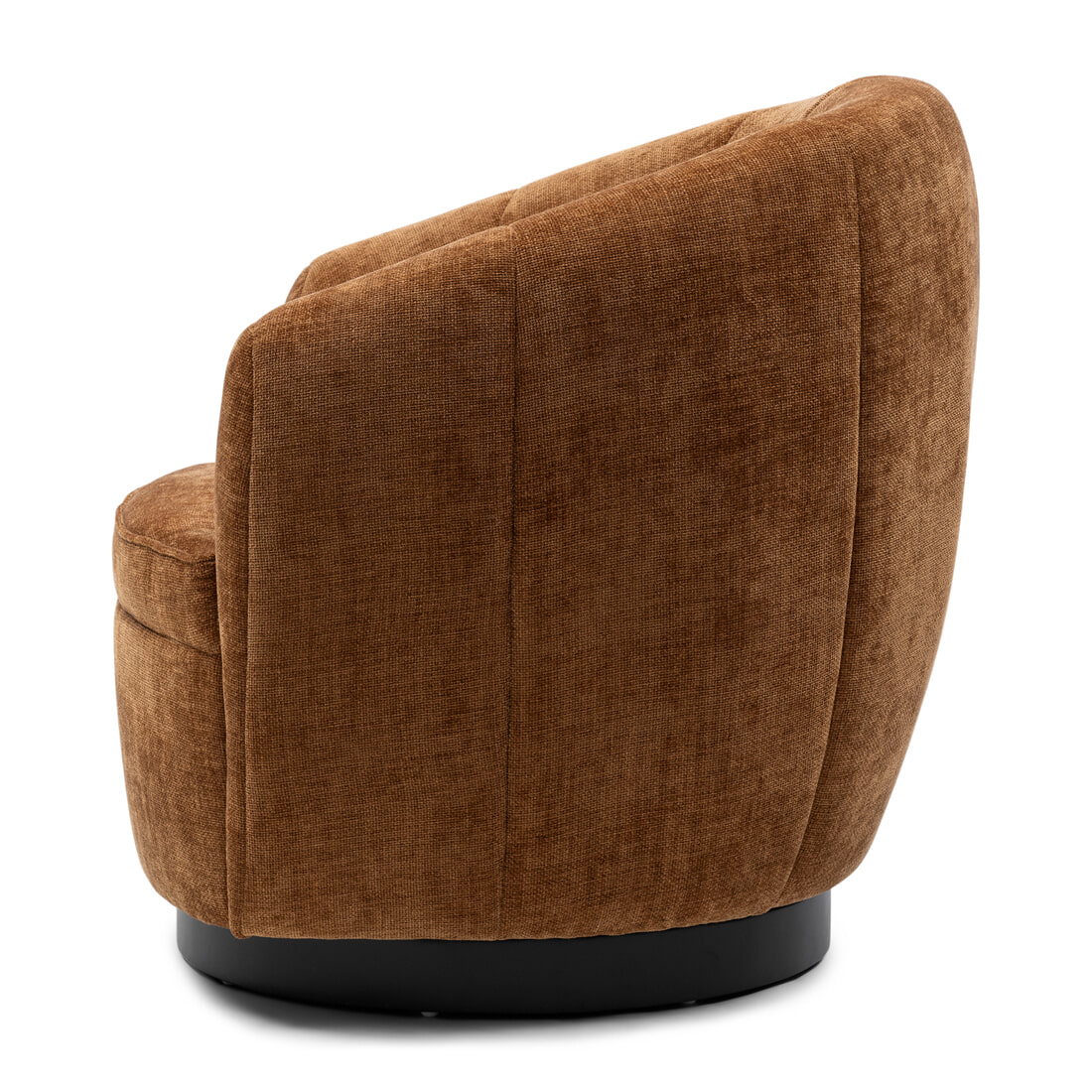 Rivièra Maison Draaifauteuil 'The Countess' Weave stof, kleur Maroon Brown