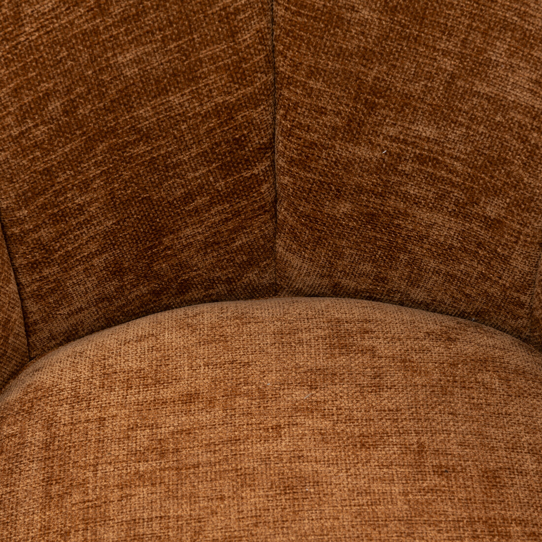 Rivièra Maison Draaifauteuil 'The Countess' Weave stof, kleur Maroon Brown