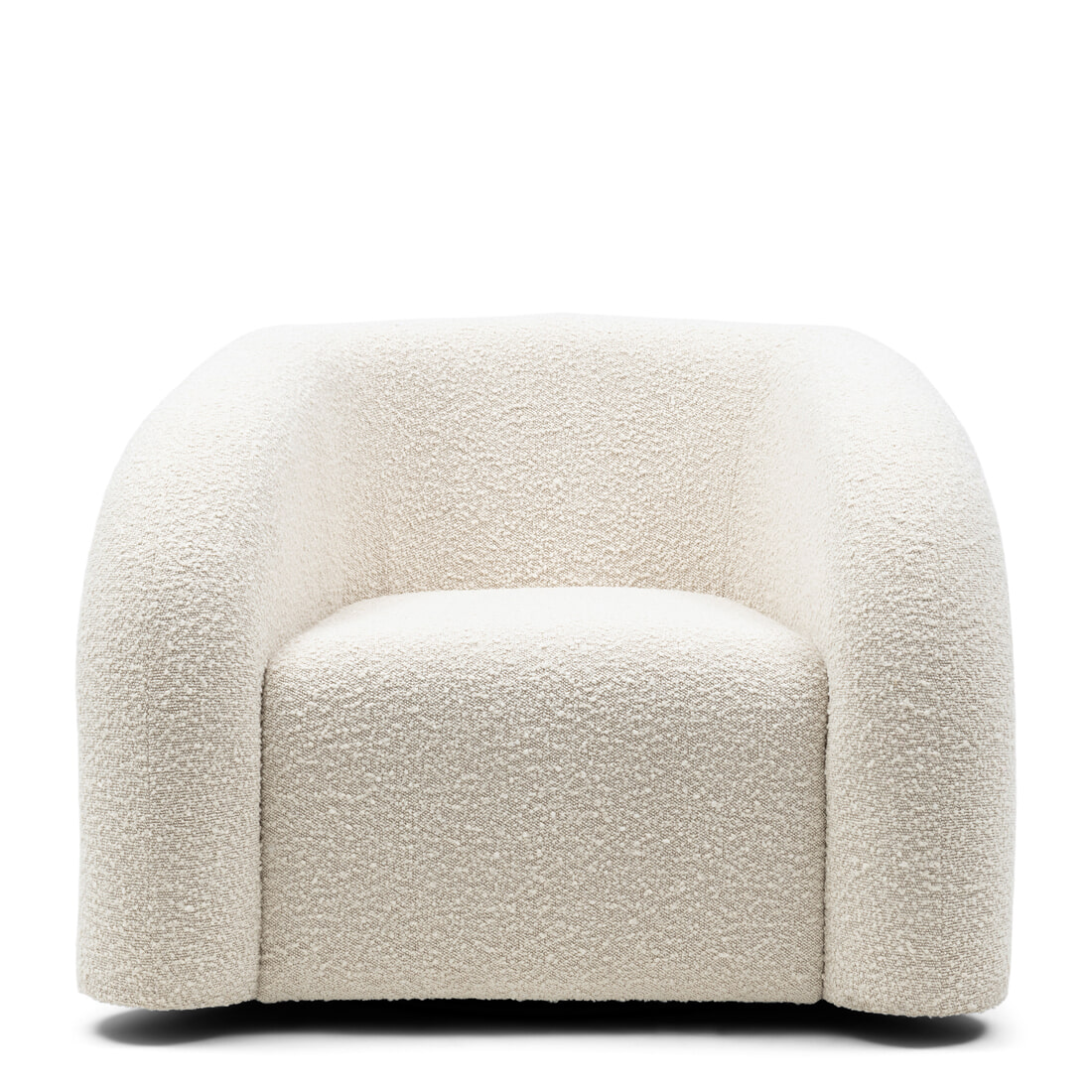 Rivièra Maison Draaifauteuil 'Vittorio' Bouclé, kleur Simply White