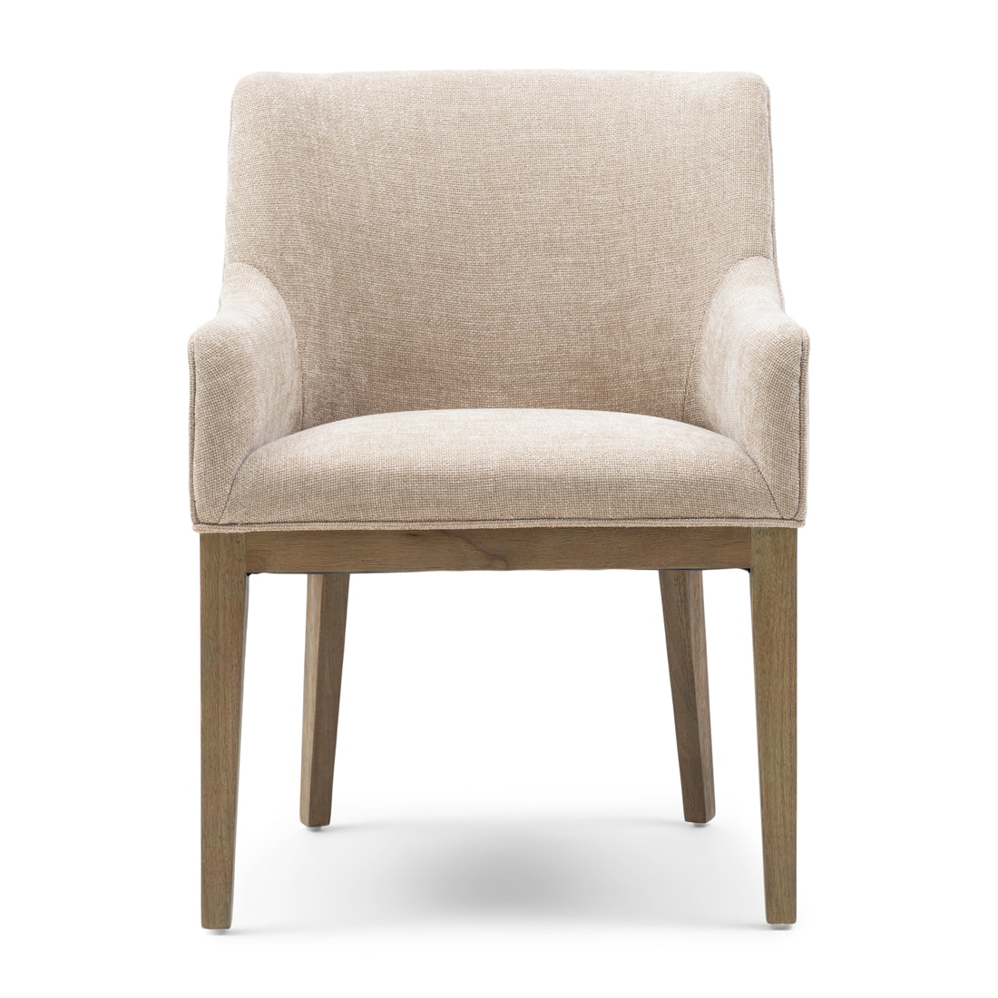 Rivièra Maison Eetkamerstoel 'Whistler' Rubberhout en stof, kleur Natural Linen