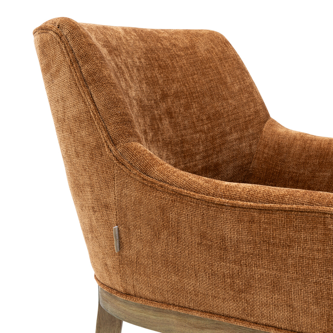 Rivièra Maison Eetkamerstoel 'Whistler' kleur Maroon Brown