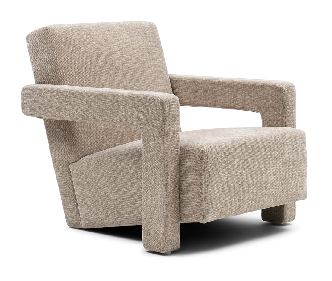 Rivièra Maison Fauteuil 'Messina' Weave stof, kleur Soft Walnut