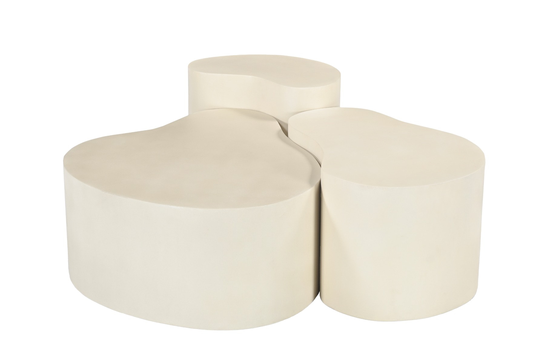 Sohome Organische Salontafel 'Scottie' Beton, 70 x 49cm