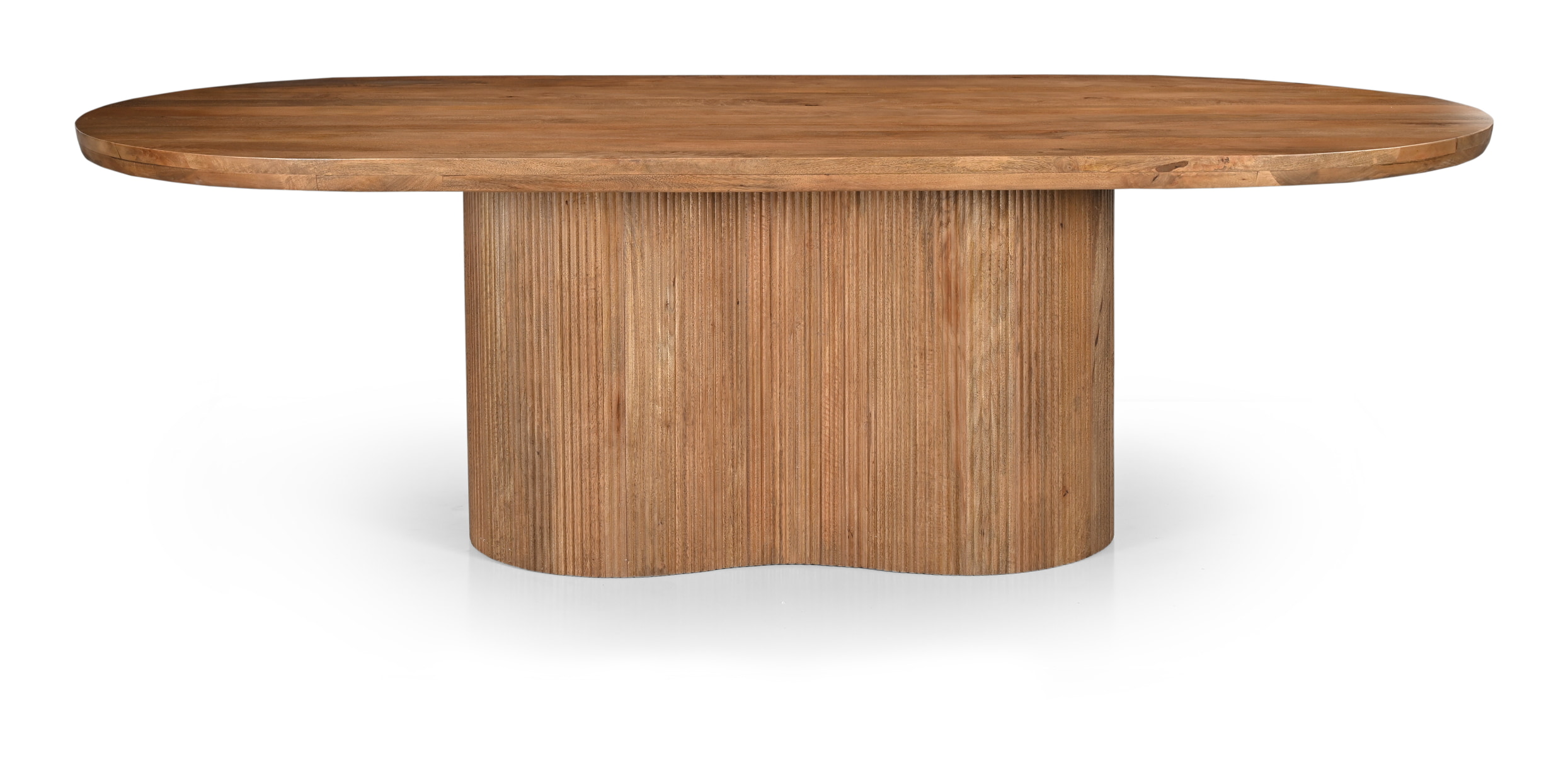 Sohome Ovale Eettafel 'Sadey' Mangohout, 220 x 100cm
